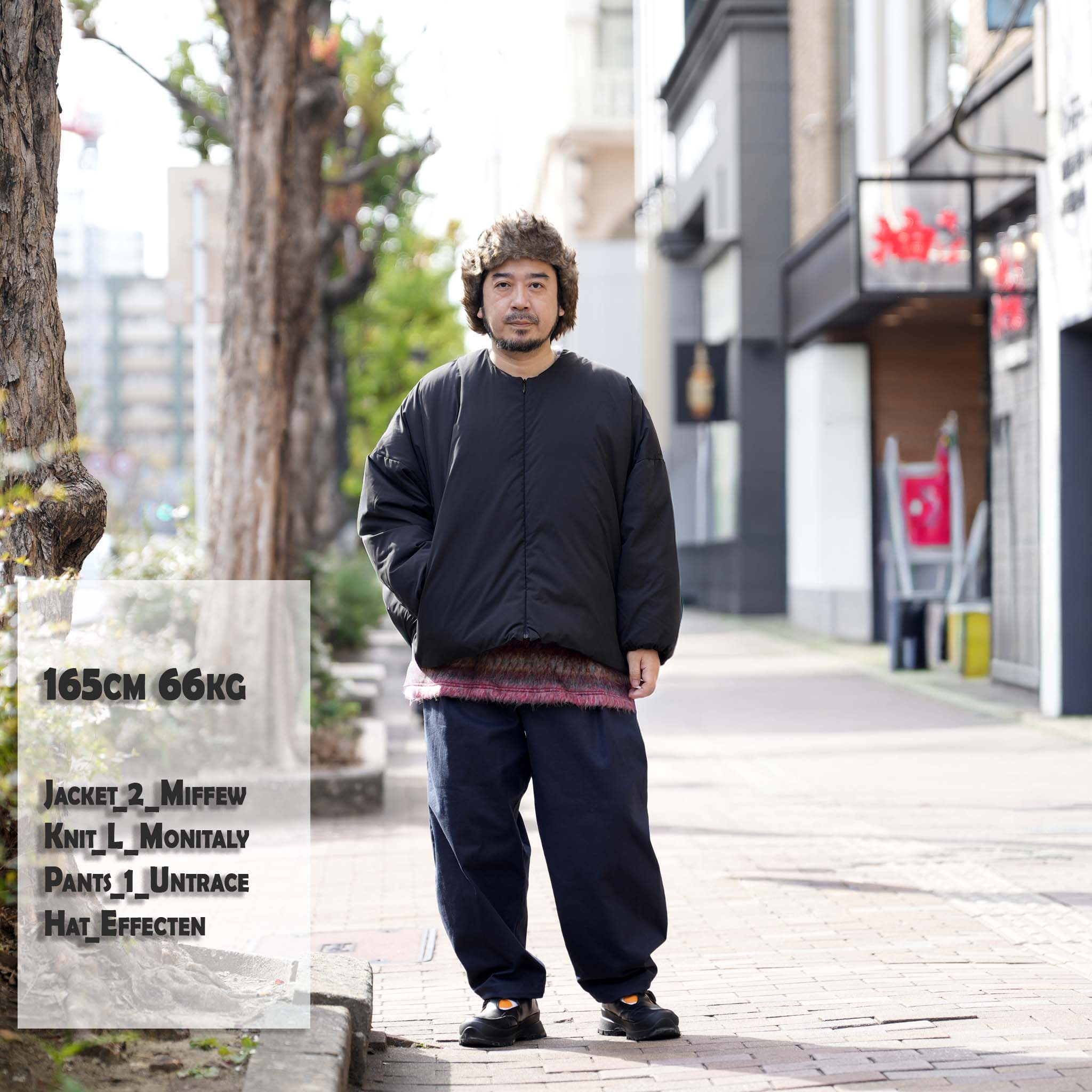 OVER DOWN JACKET | Color_Black | No_few23wjk5111_black【MIFFEW_ミフュー】