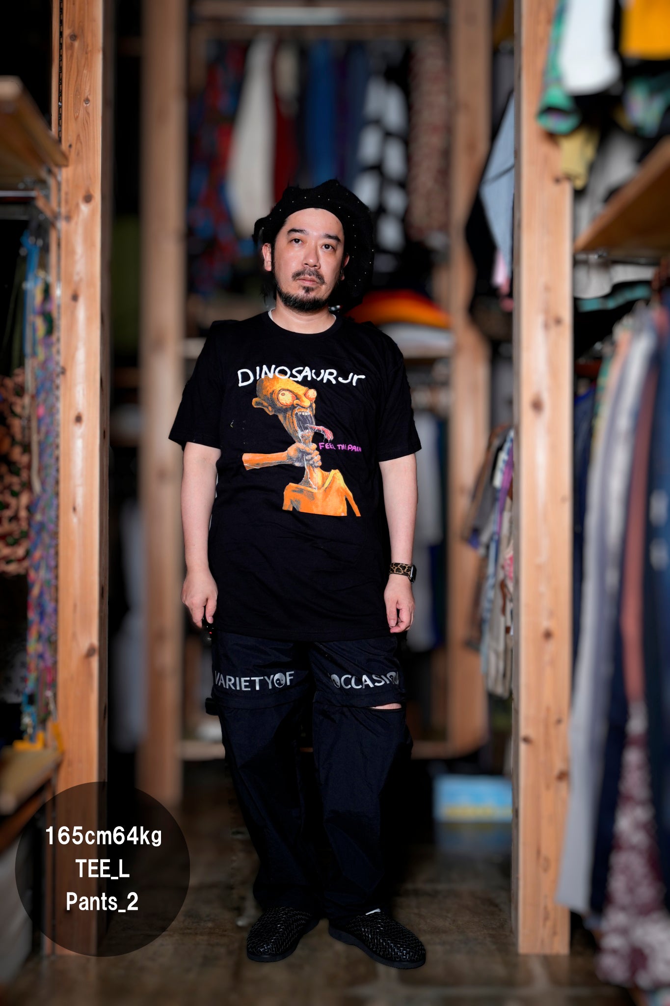 Dinosaur Jr. Feel the Pain T-shirt【Kung Fu Inc】【ネコポス選択可能】