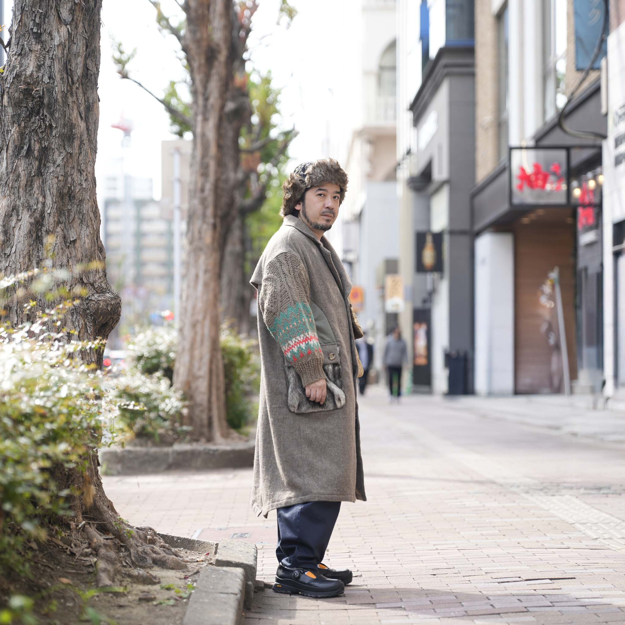 OOPARTS Mix Gawn Coat | Color_Beige | No_bsd25aw-01_beige【BEDSIDEDRAMA_ベッドサイドドラマ】
