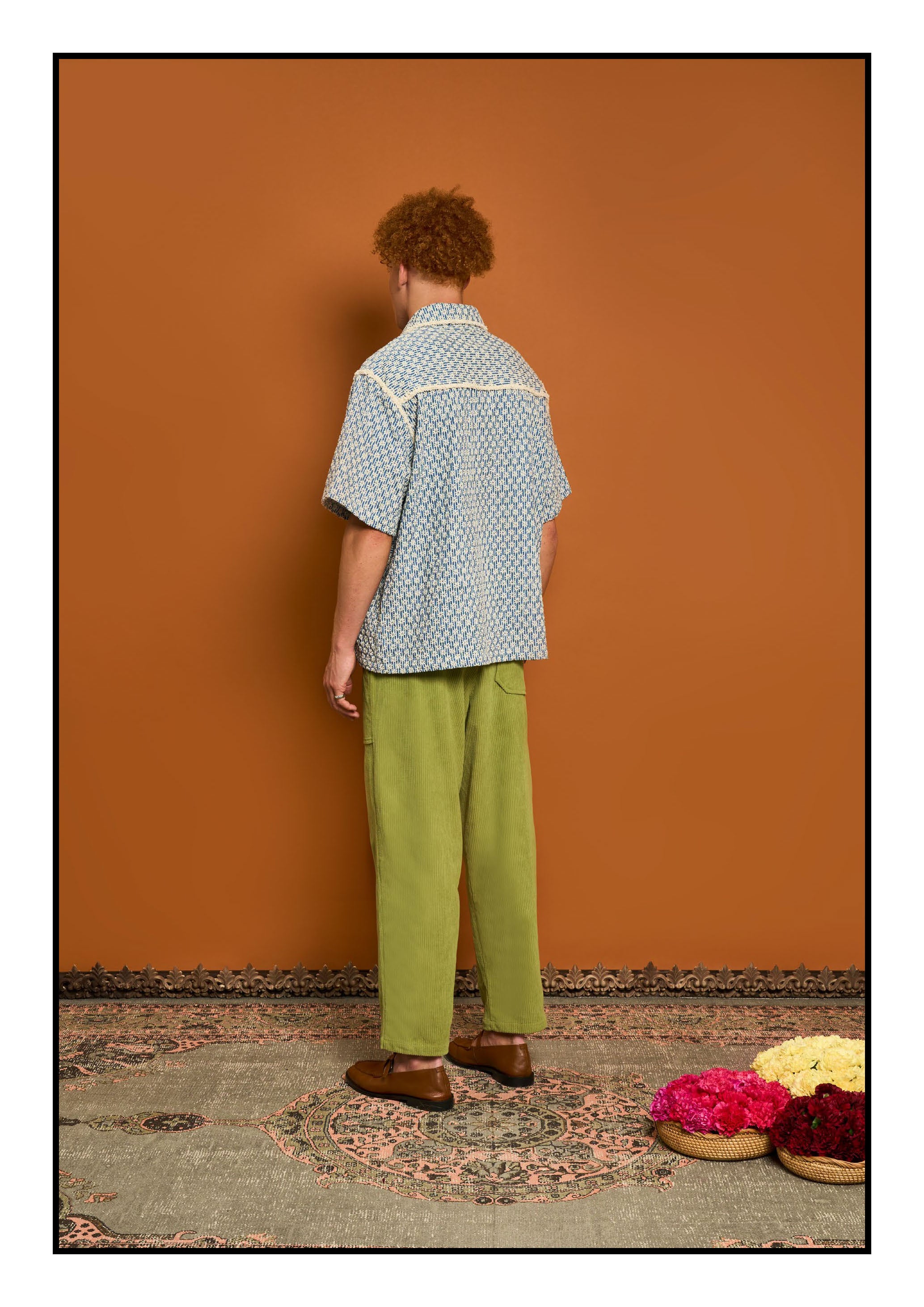 No:28SM02BLM056BLE | Name:Chessie Fray Boxy Shirt | Color:Blue【SISTER JANE_シスタージェーン】