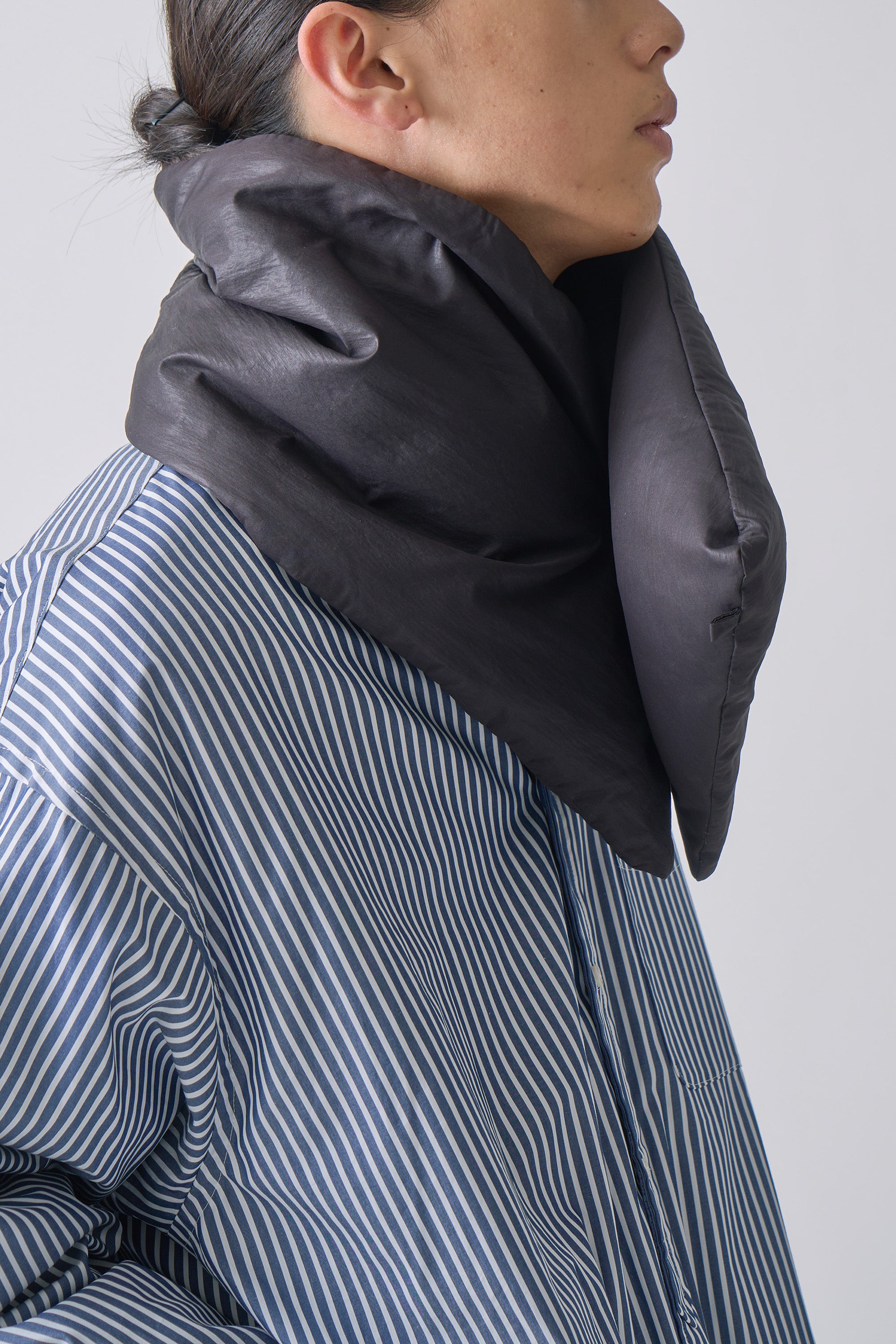 REVERSIBLE DOWN MUFFLER | Color_Black | No_few25wac5354_black【MIFFEW_ミフュー】