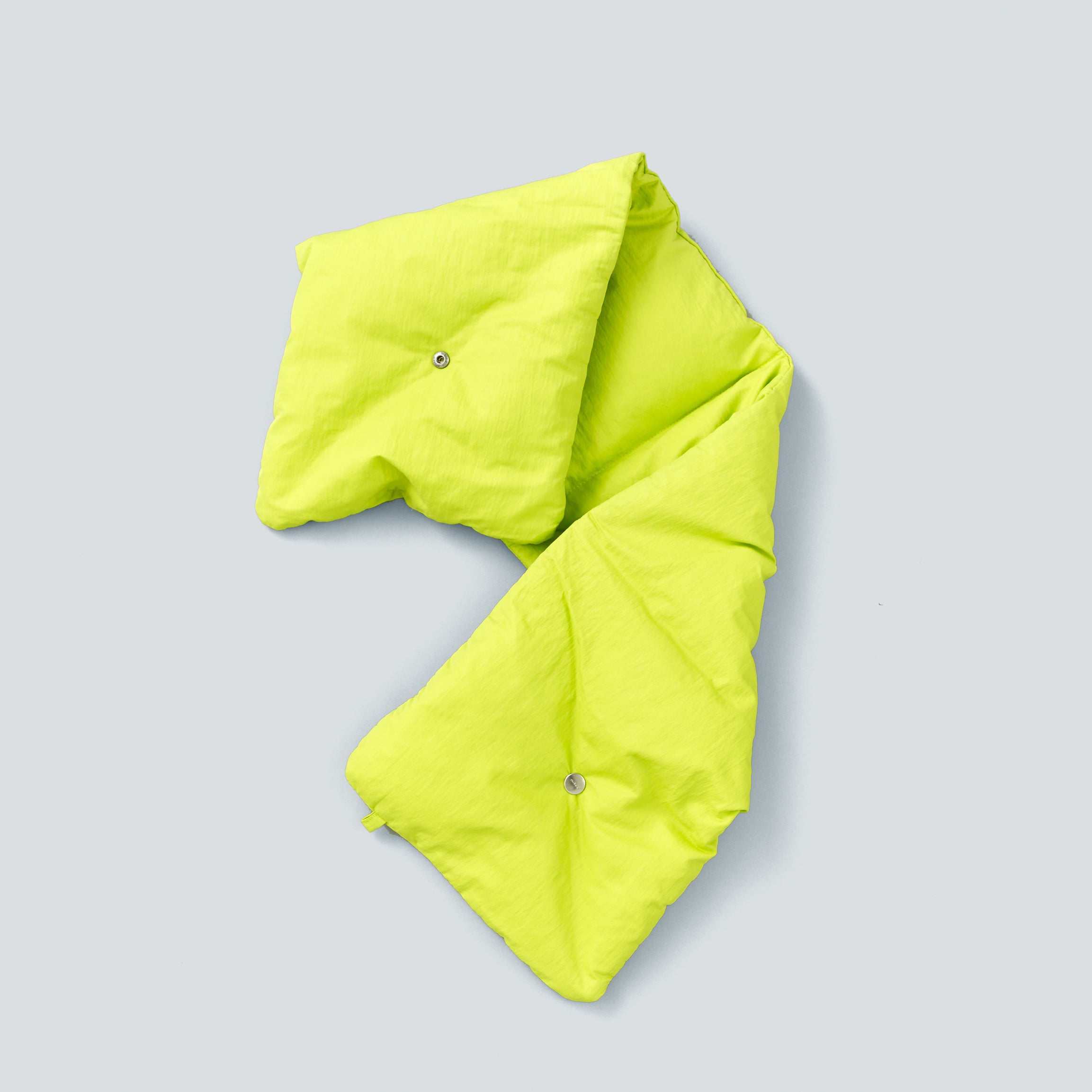 REVERSIBLE DOWN MUFFLER | Color_Lime Yellow | No_few25wac5354_lime yellow【MIFFEW_ミフュー】