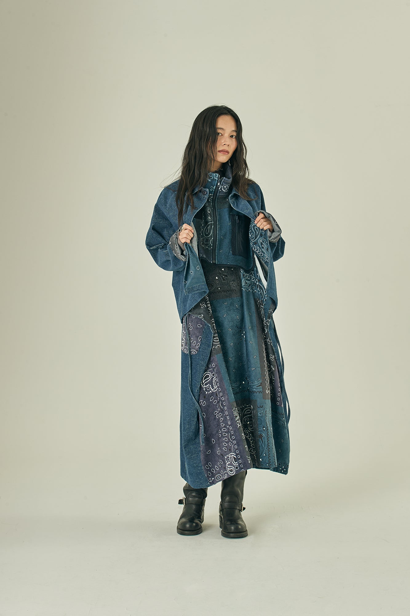 G63105B_IN | THREE TIES WORK SHORT JACKET B type-IN【GORT_ゴート】【archive】