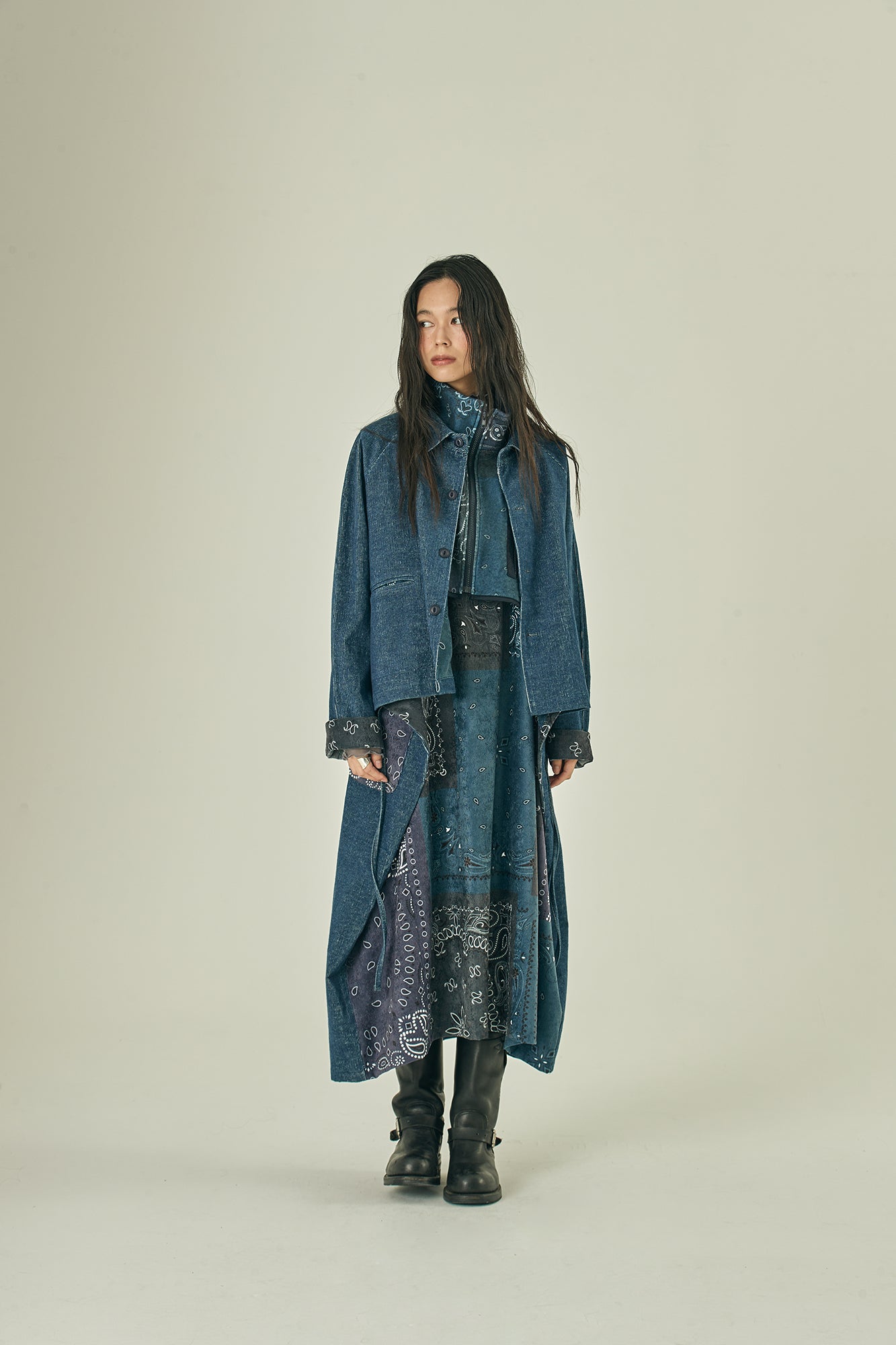 G63105B_IN | THREE TIES WORK SHORT JACKET B type-IN【GORT_ゴート】【archive】