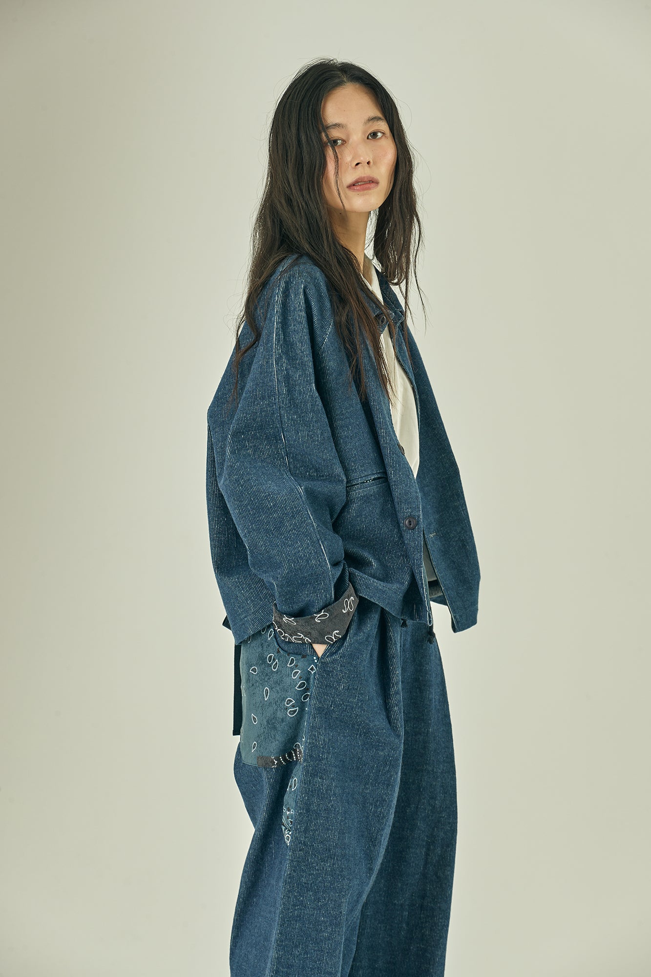 G63105B_IN | THREE TIES WORK SHORT JACKET B type-IN【GORT_ゴート】【archive】