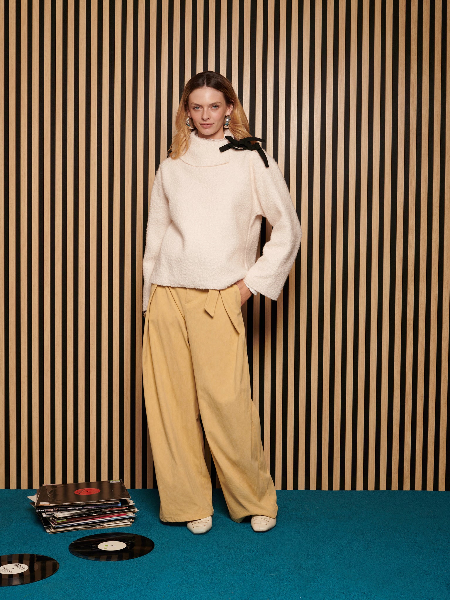 Jules Quilted Jacket | Color_Ivory | No_32GH02JKG132IVO_IVORY【GHOSPELL_ゴスペル】