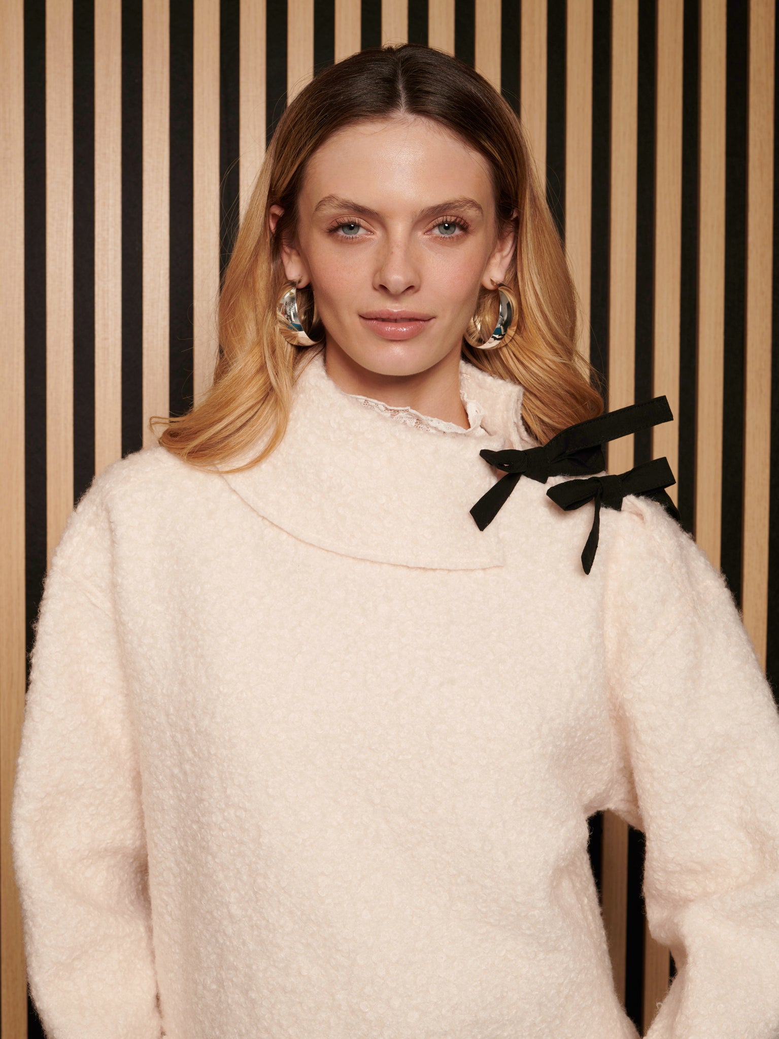 Jules Quilted Jacket | Color_Ivory | No_32GH02JKG132IVO_IVORY【GHOSPELL_ゴスペル】