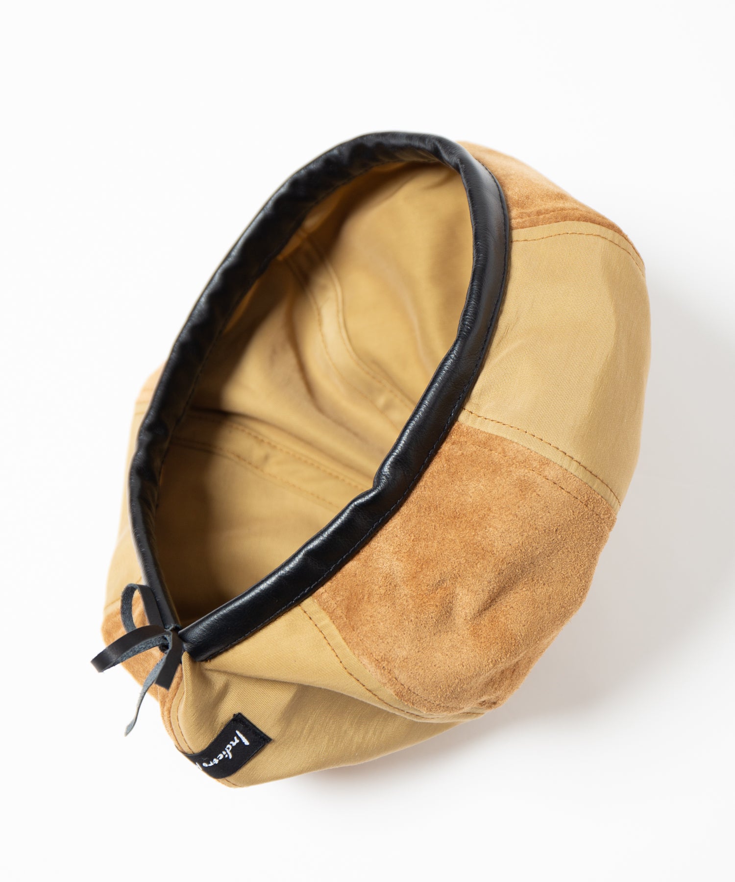 IA-24-103_BROWN | 8Panel Combi Beret | Color:Brown【INDIETRO ASSOCIATION_インディエトロアソシエーション】