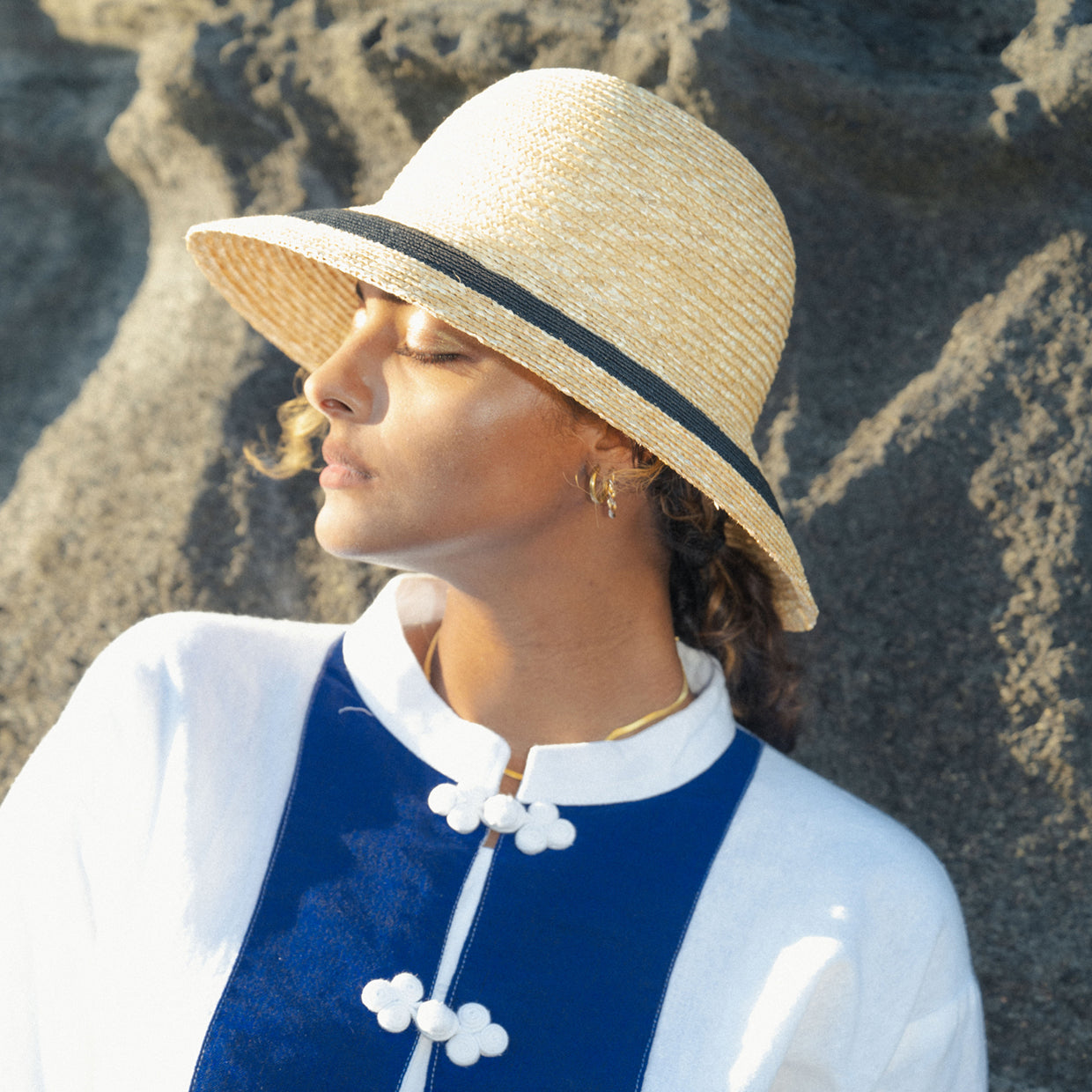 IA-24-096 | Sun Hat | Color:Natural【INDIETRO ASSOCIATION_インディエトロアソシエーション】【archive】