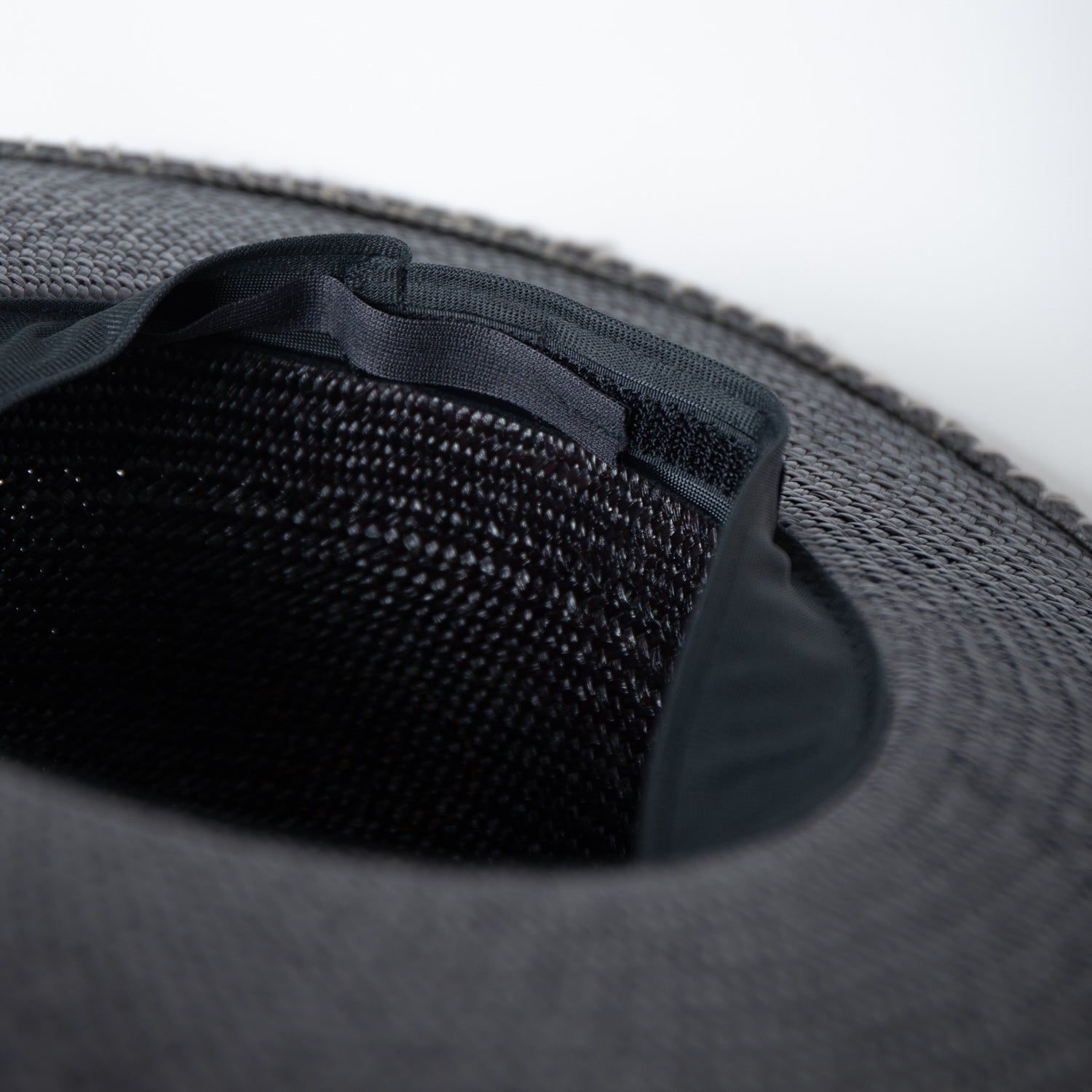 IA-25-120_Black | Mountain Panama Hat | Color:Black【INDIETRO ASSOCIATION_インディエトロアソシエーション】