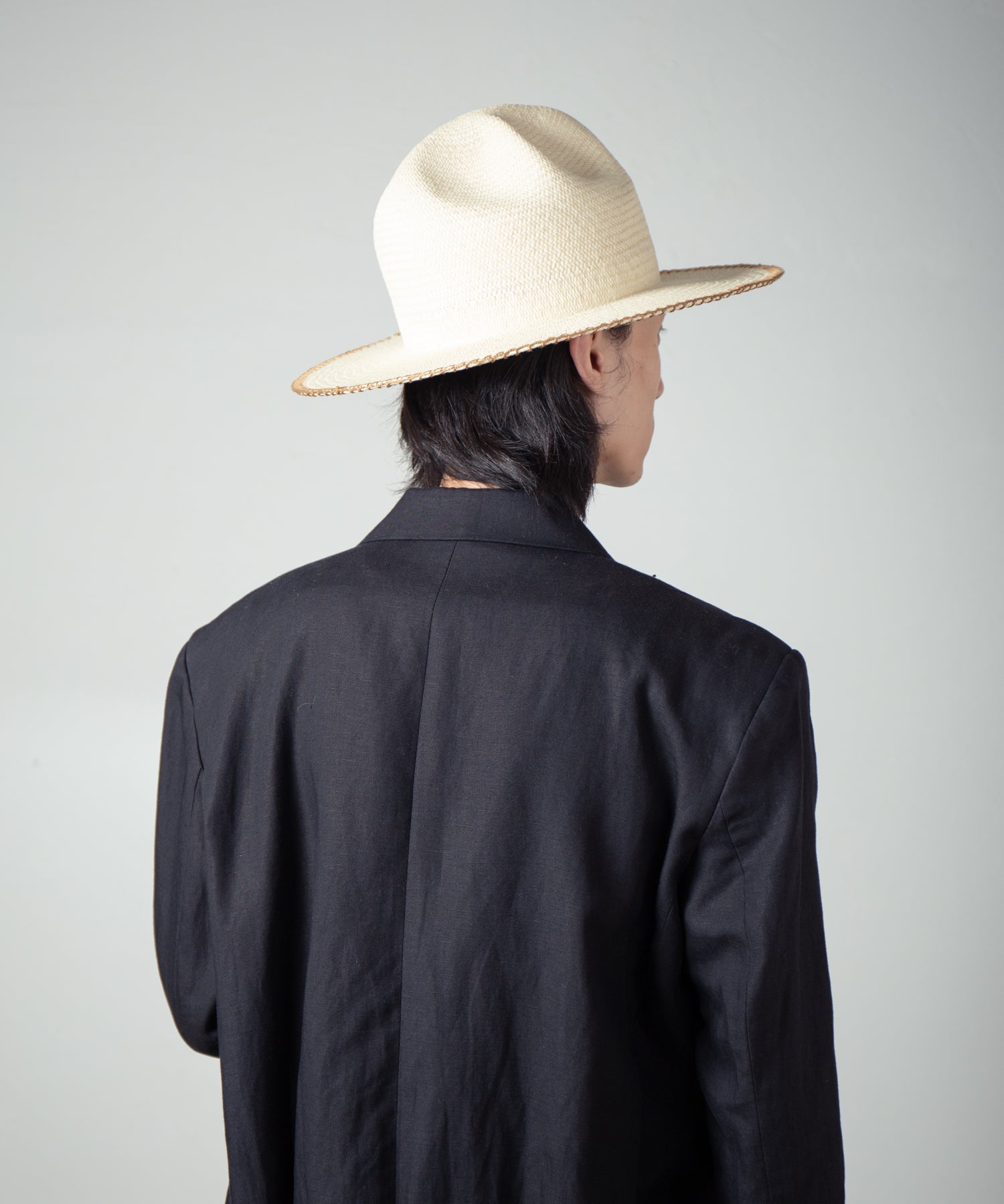 IA-25-120_Natural | Mountain Panama Hat | Color:Natural【INDIETRO ASSOCIATION_インディエトロアソシエーション】