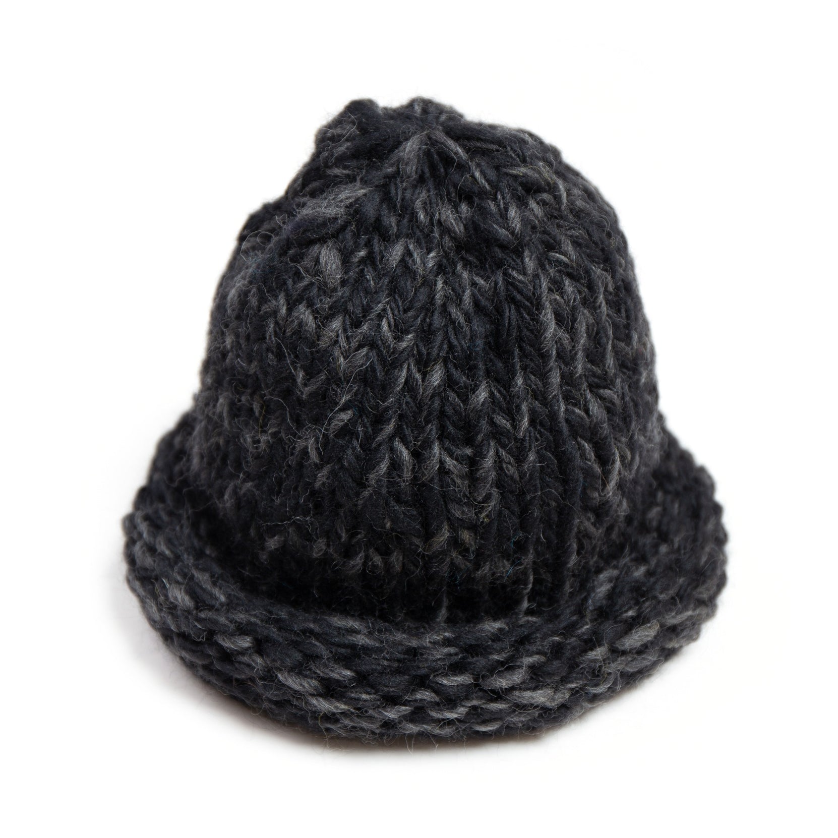 Roll Knit Cap | Color_Yellow / Blue / BLack | No_ia-25-125【INDIETRO ASSOCIATION_インディエトロアソシエーション】