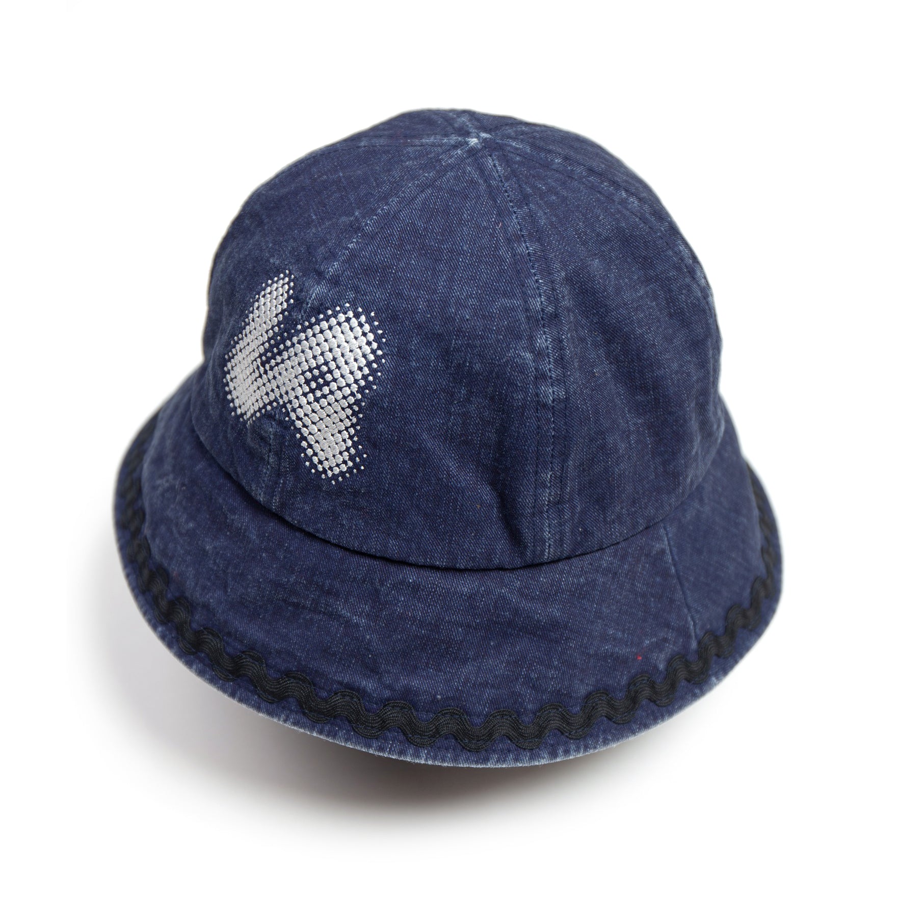 Logo Metro Hat | Color_Indigo / Black | No_ia-25-128【INDIETRO ASSOCIATION_インディエトロアソシエーション】