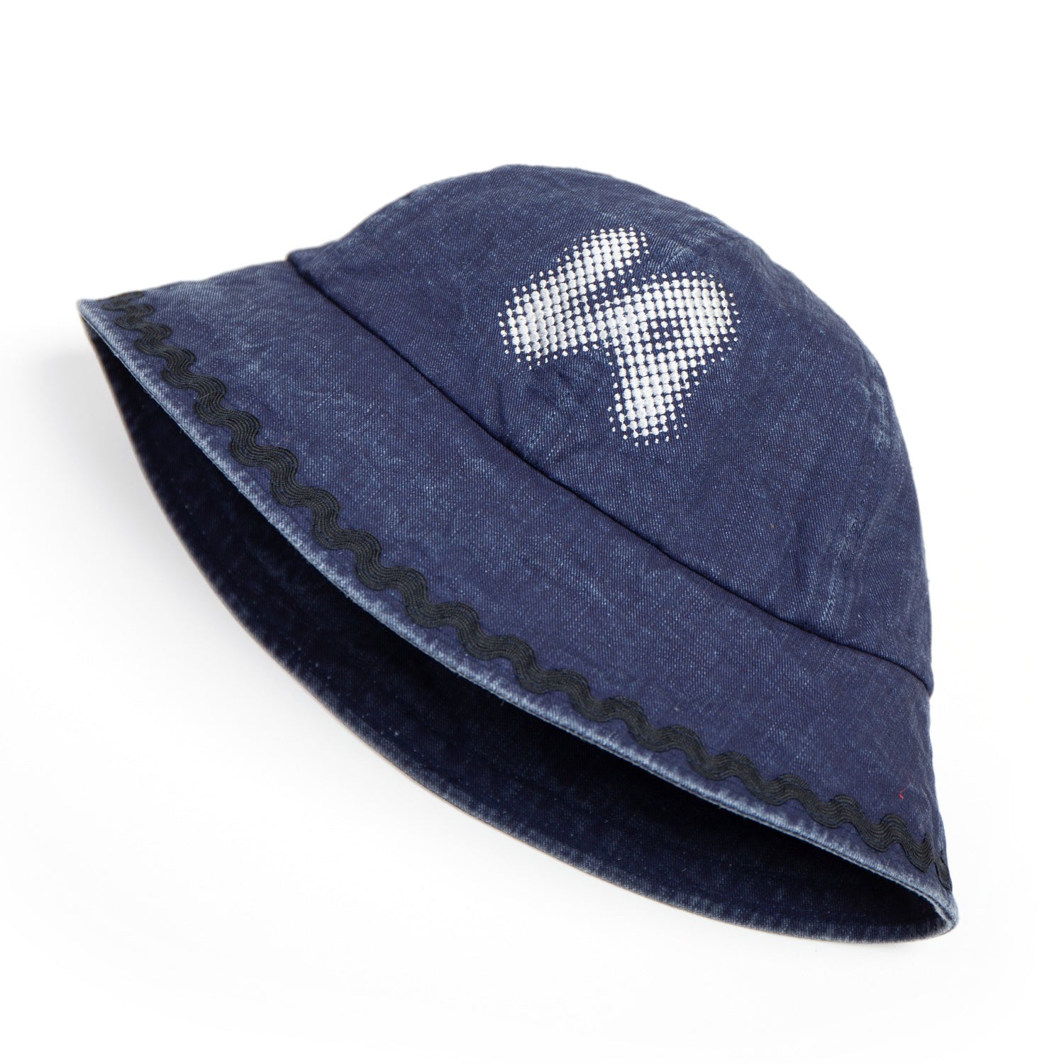 Logo Metro Hat | Color_Indigo / Black | No_ia-25-128【INDIETRO ASSOCIATION_インディエトロアソシエーション】