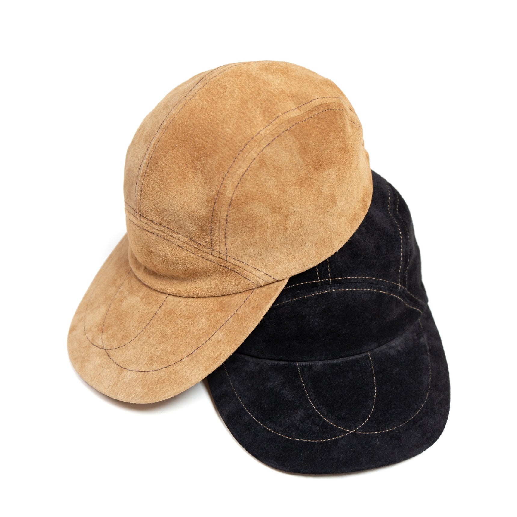 Leather Jet Cap | Color_Beige / Black | No_ia-25-129【INDIETRO ASSOCIATION_インディエトロアソシエーション】