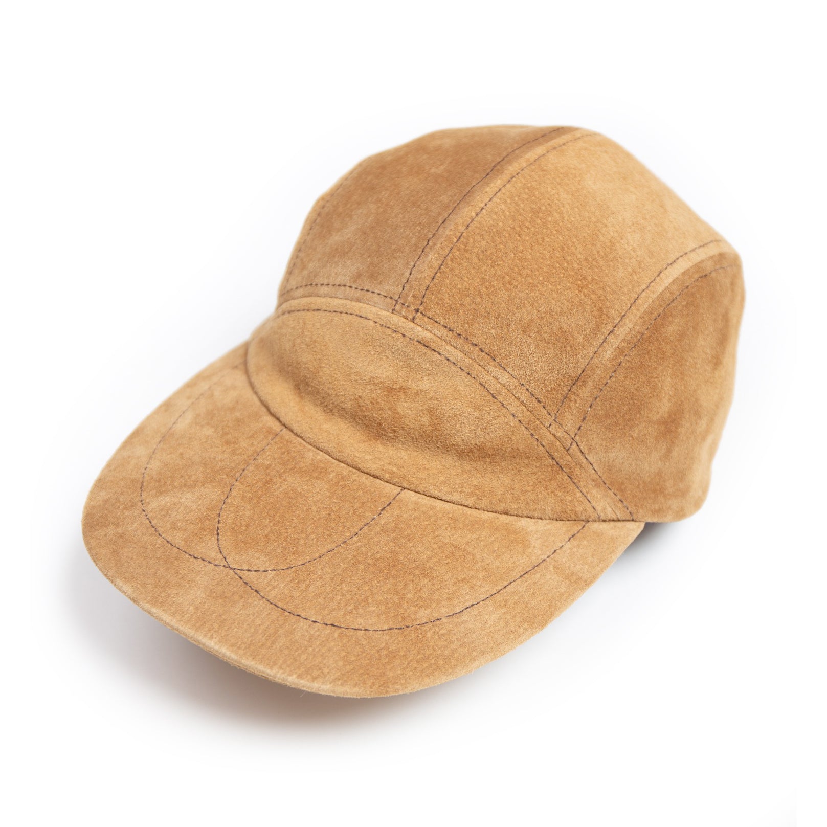 Leather Jet Cap | Color_Beige / Black | No_ia-25-129【INDIETRO ASSOCIATION_インディエトロアソシエーション】