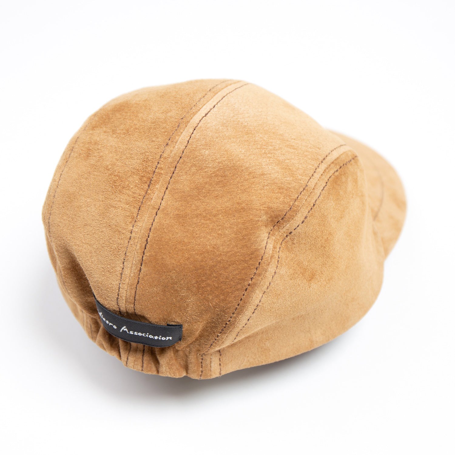 Leather Jet Cap | Color_Beige / Black | No_ia-25-129【INDIETRO ASSOCIATION_インディエトロアソシエーション】
