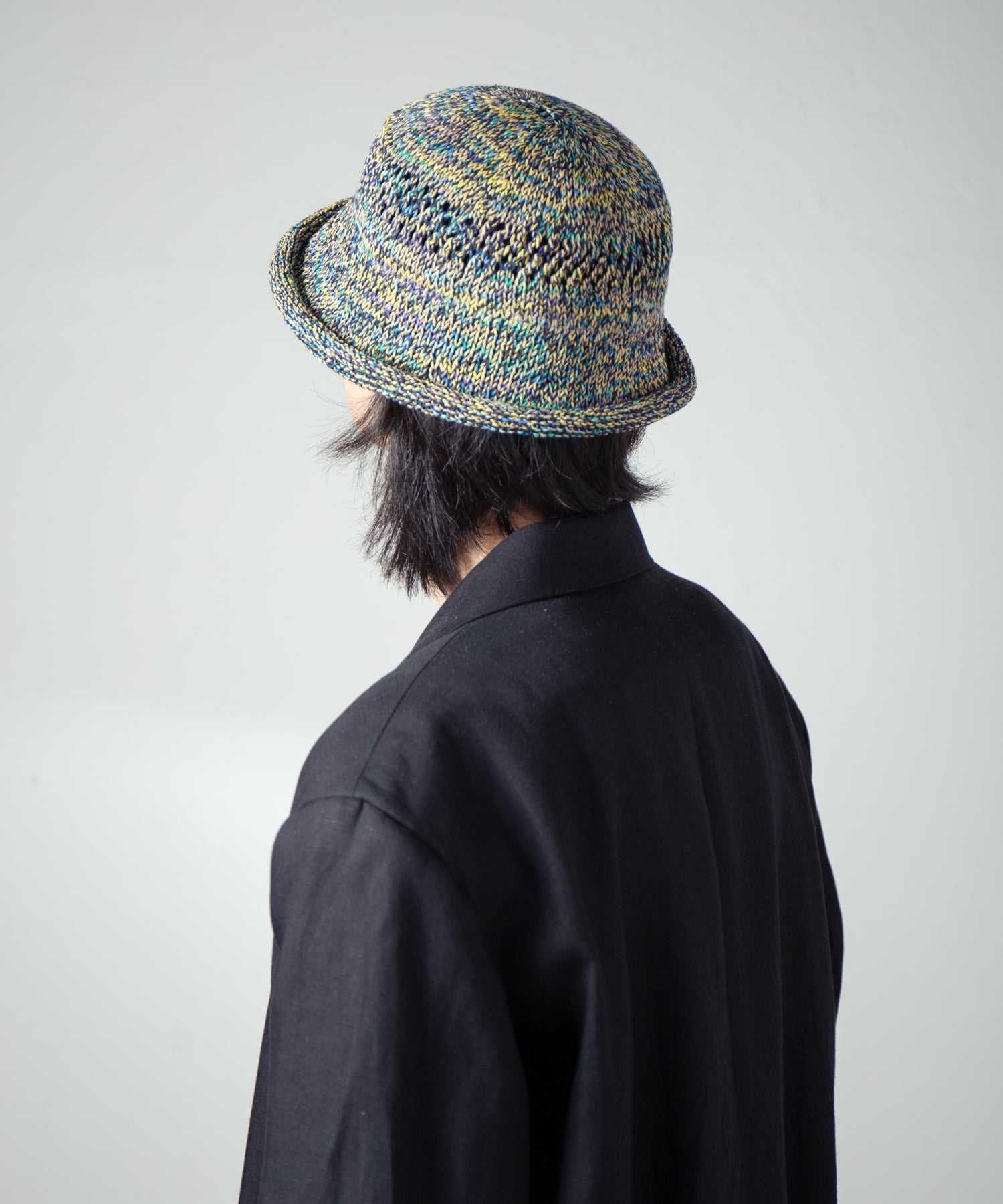 IA-25-Jd01_Mix | Roll Knit Hat | Color:Mix【INDIETRO ASSOCIATION_インディエトロアソシエーション】