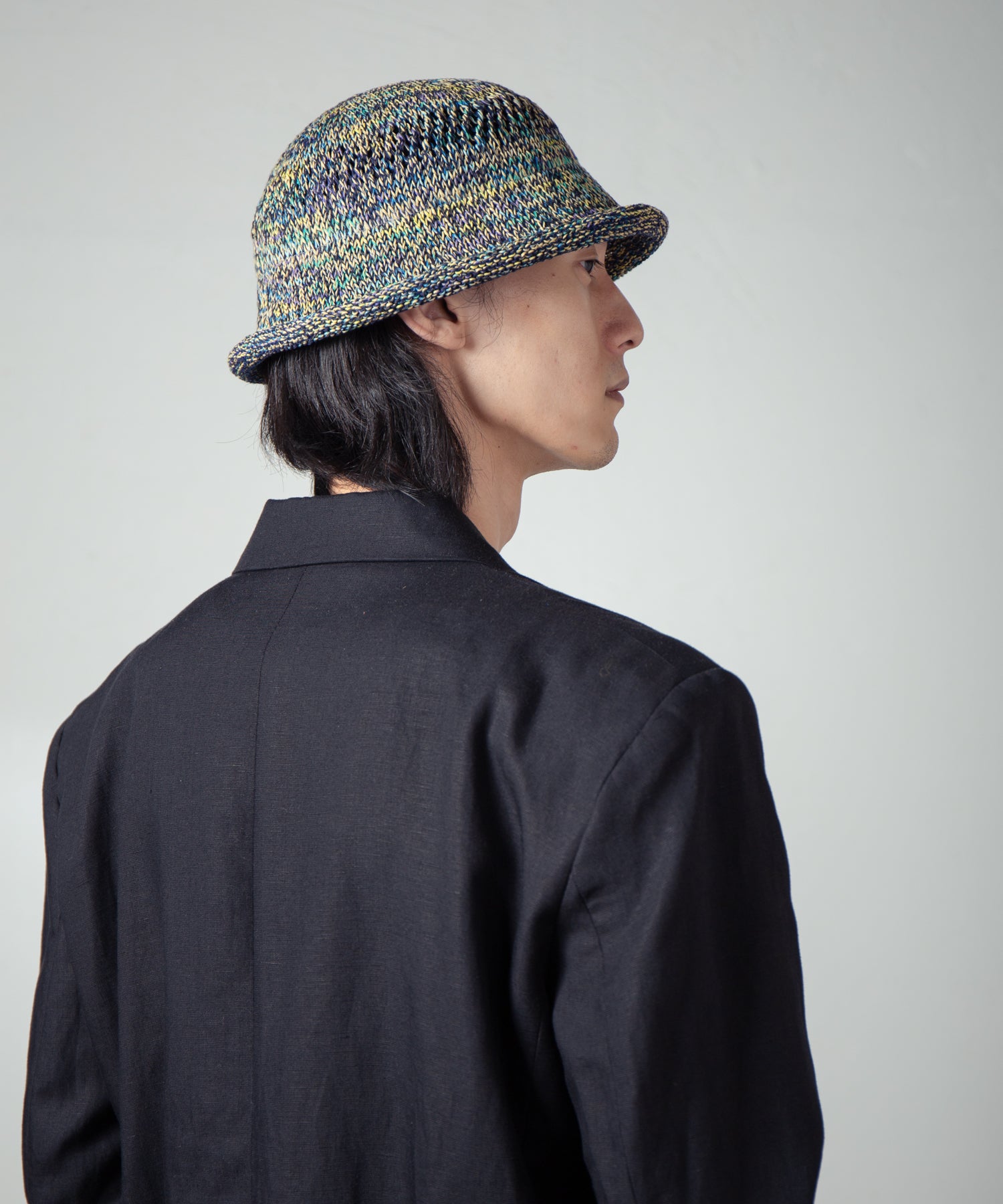 IA-25-Jd01_Mix | Roll Knit Hat | Color:Mix【INDIETRO ASSOCIATION_インディエトロアソシエーション】