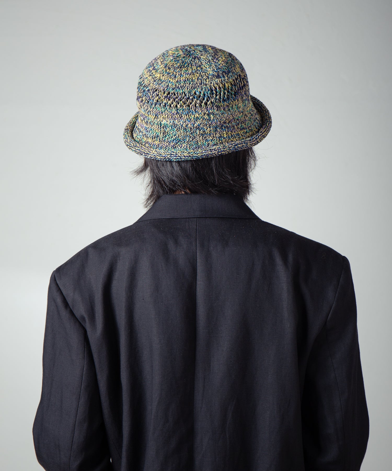 IA-25-Jd01_Mix | Roll Knit Hat | Color:Mix【INDIETRO ASSOCIATION_インディエトロアソシエーション】