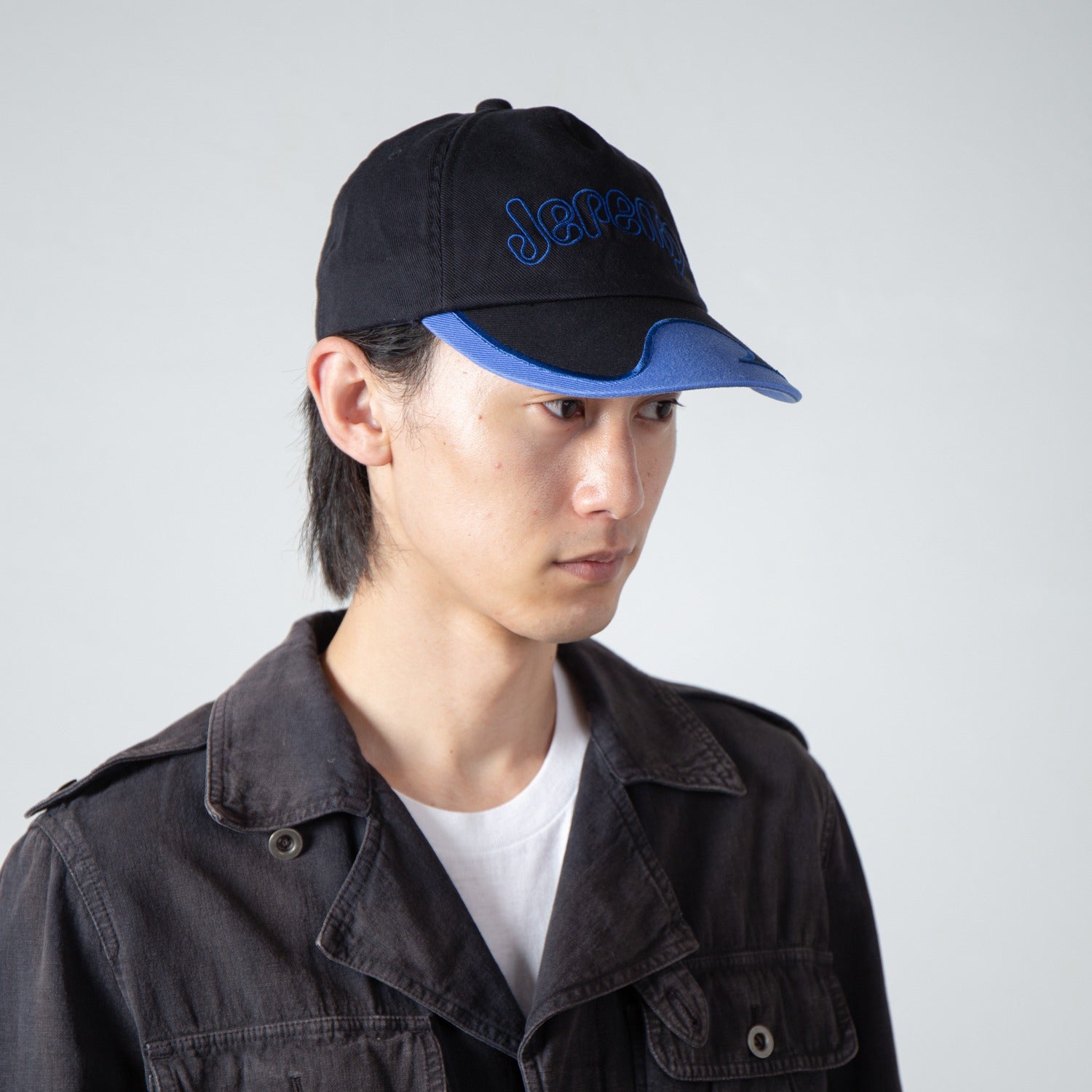 Logo Cap | Color_Black | No_IA-26-142_Black【INDIETRO ASSOCIATION_インディエトロアソシエーション】