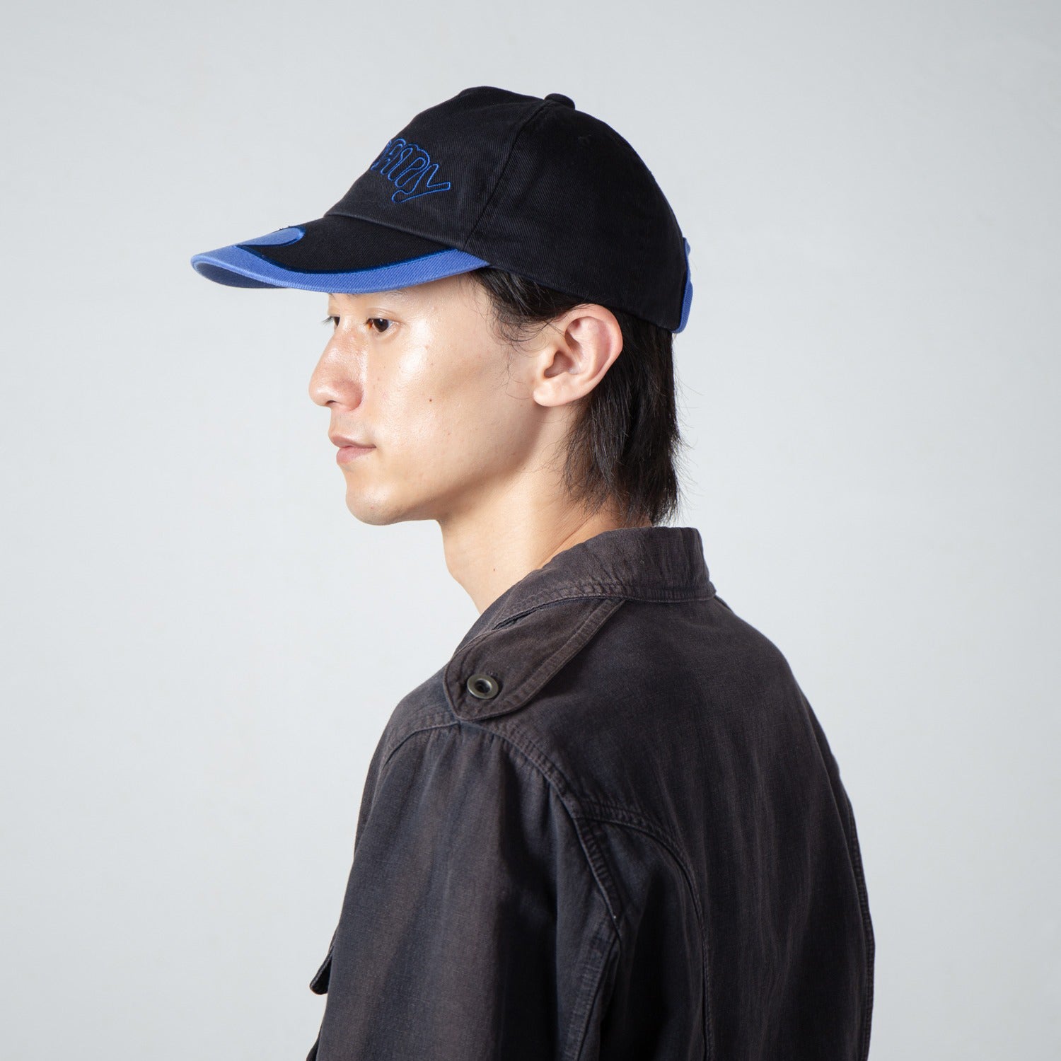 Logo Cap | Color_Black | No_IA-26-142_Black【INDIETRO ASSOCIATION_インディエトロアソシエーション】