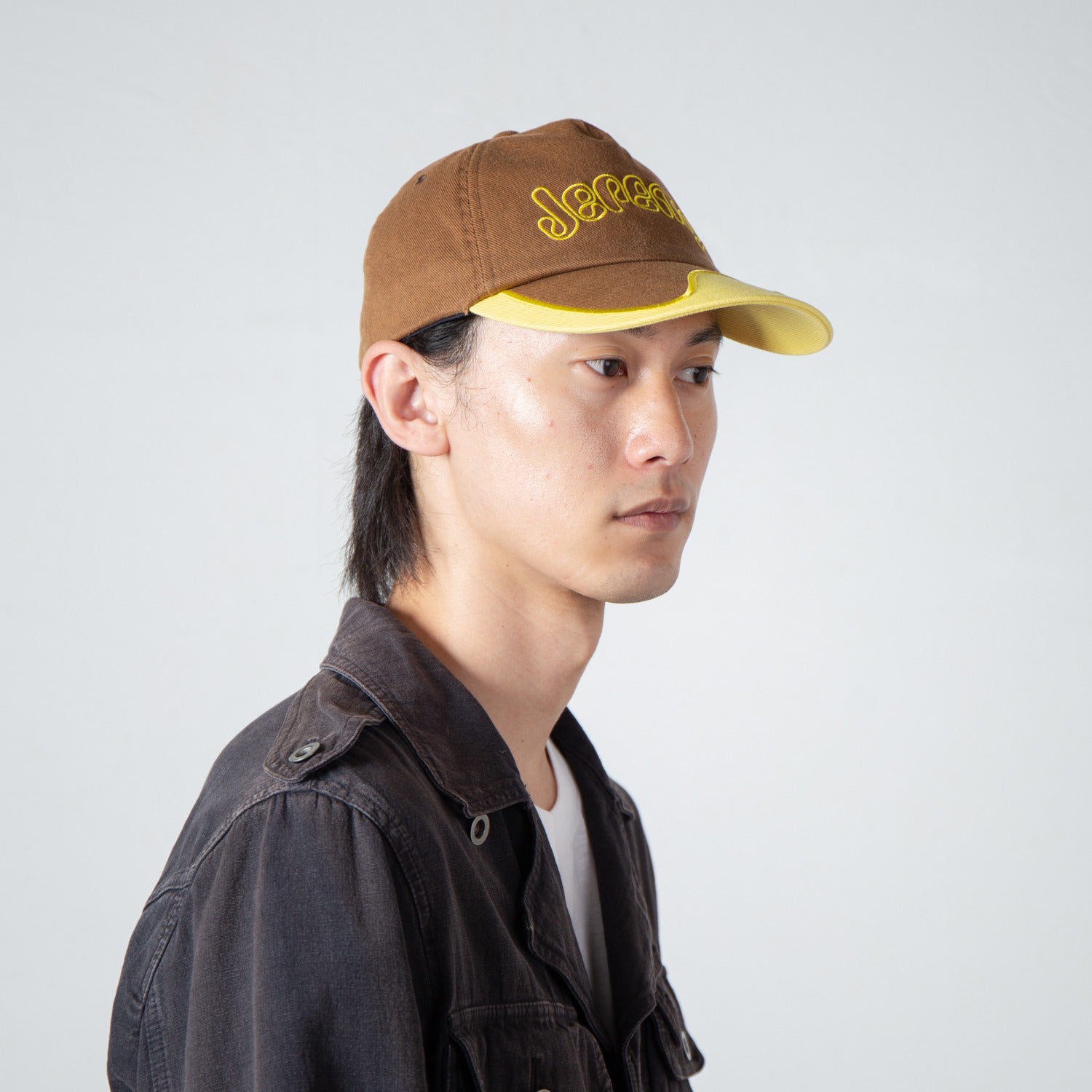 Logo Cap | Color_Brown | No_IA-26-142_Brown【INDIETRO ASSOCIATION_インディエトロアソシエーション】
