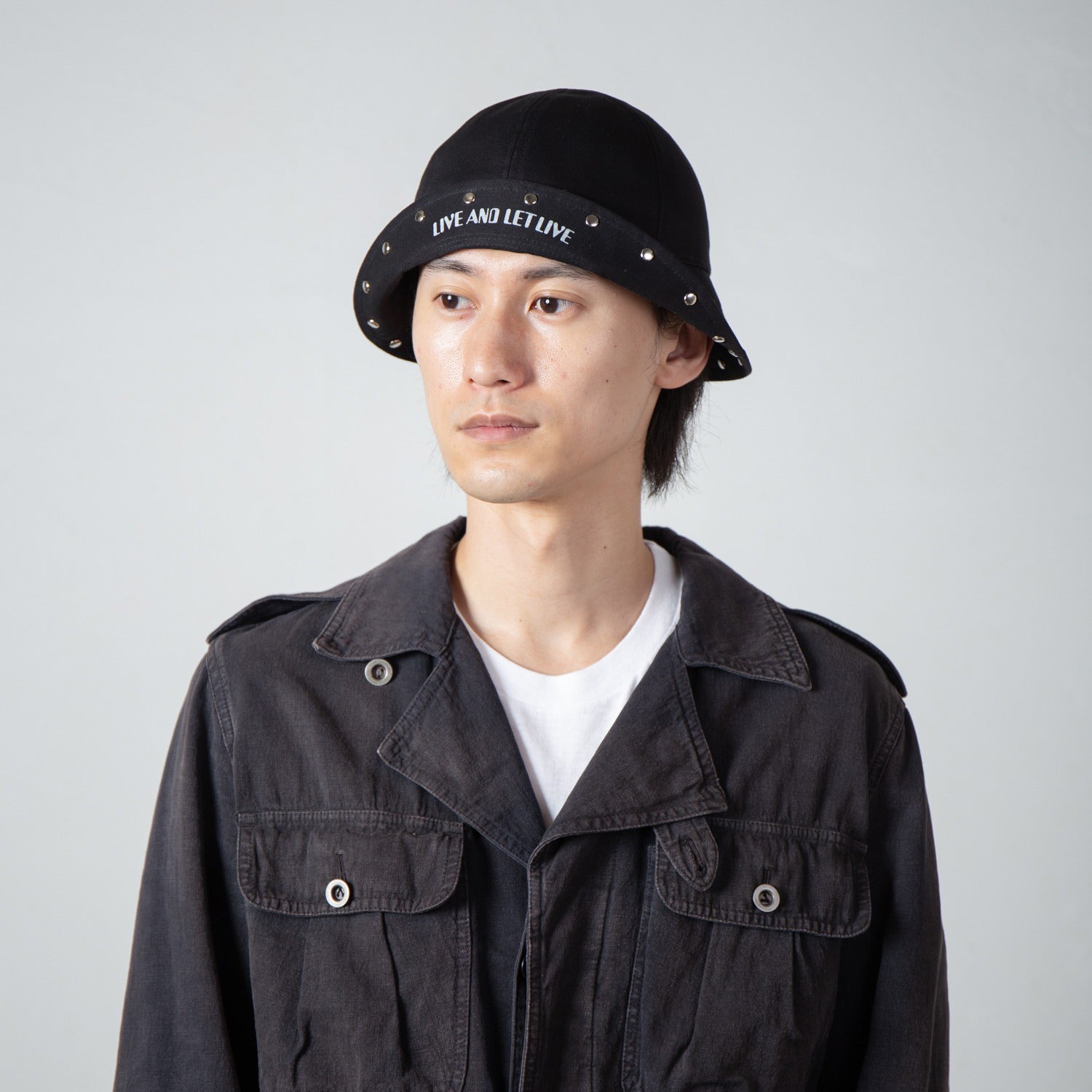 Peace Sailor Hat | Color_Black | No_IA-26-144 _Black【INDIETRO ASSOCIATION_インディエトロアソシエーション】【入荷予定アイテム・入荷連絡可能】