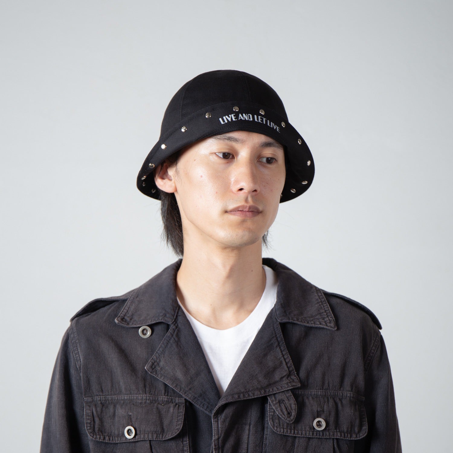 Peace Sailor Hat | Color_Black | No_IA-26-144 _Black【INDIETRO ASSOCIATION_インディエトロアソシエーション】【入荷予定アイテム・入荷連絡可能】