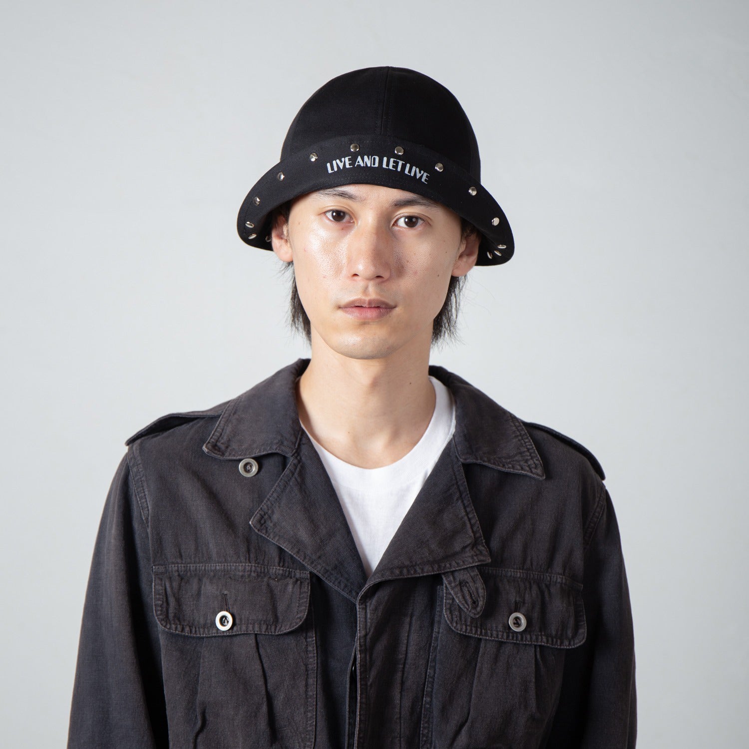 Peace Sailor Hat | Color_Black | No_IA-26-144 _Black【INDIETRO ASSOCIATION_インディエトロアソシエーション】【入荷予定アイテム・入荷連絡可能】