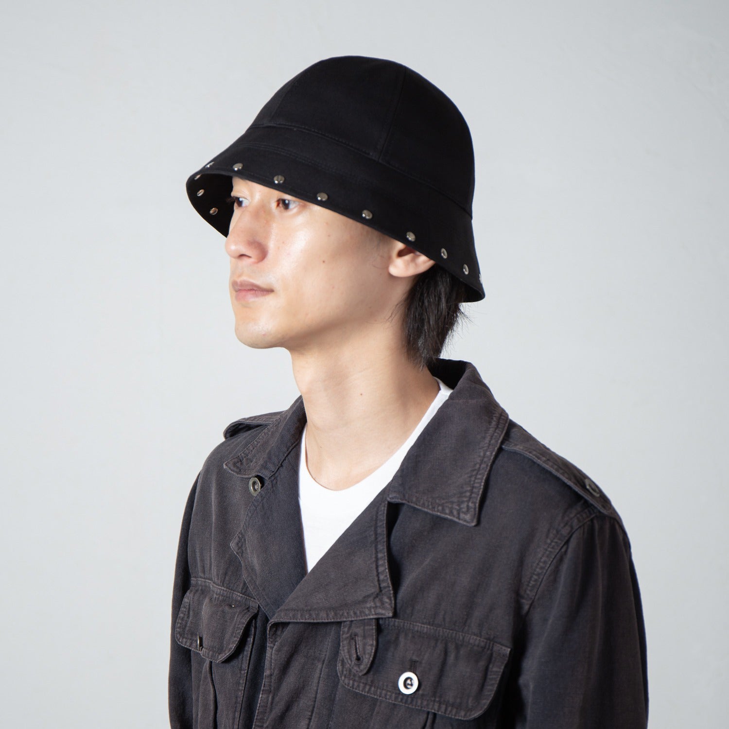 Peace Sailor Hat | Color_Black | No_IA-26-144 _Black【INDIETRO ASSOCIATION_インディエトロアソシエーション】【入荷予定アイテム・入荷連絡可能】