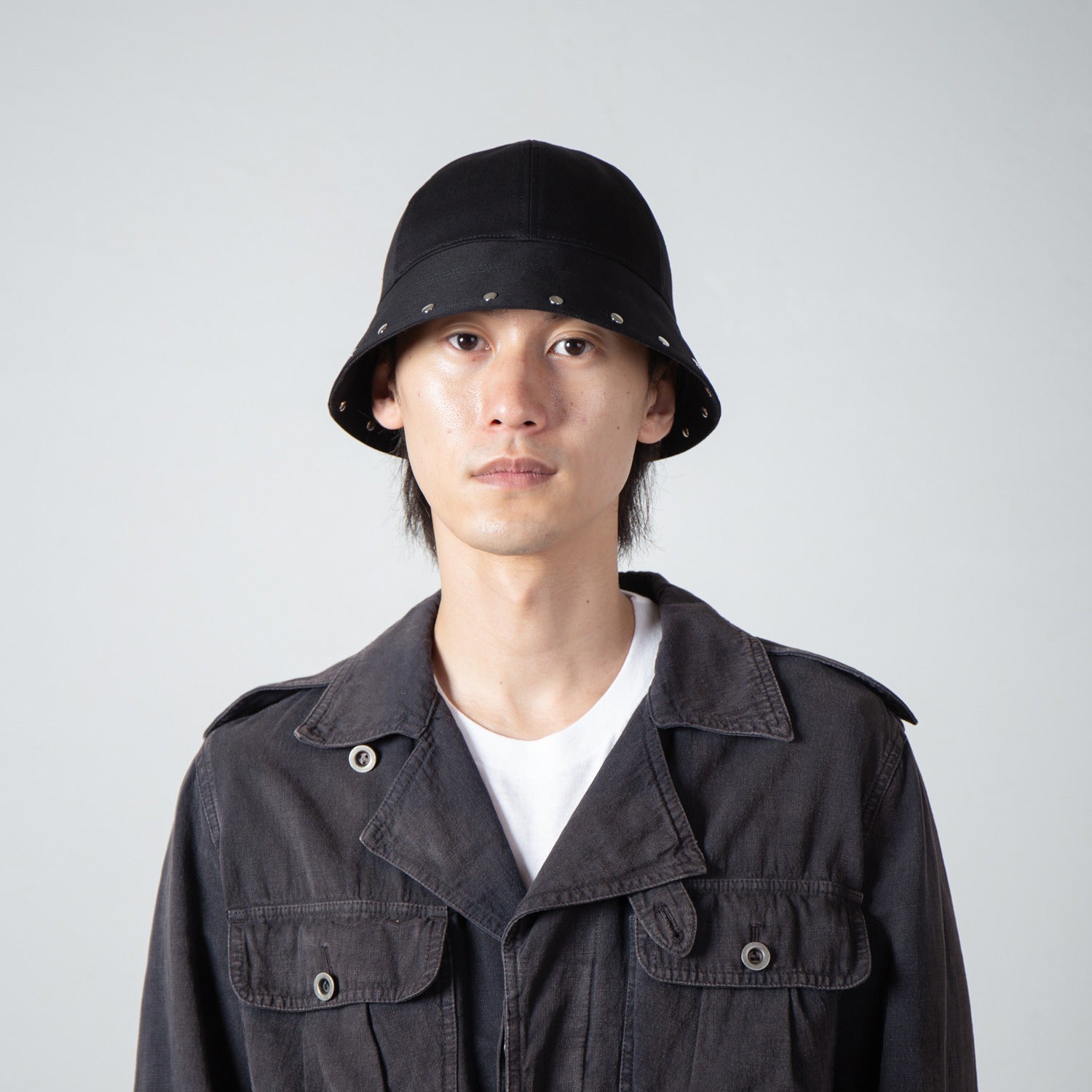 Peace Sailor Hat | Color_Black | No_IA-26-144 _Black【INDIETRO ASSOCIATION_インディエトロアソシエーション】【入荷予定アイテム・入荷連絡可能】