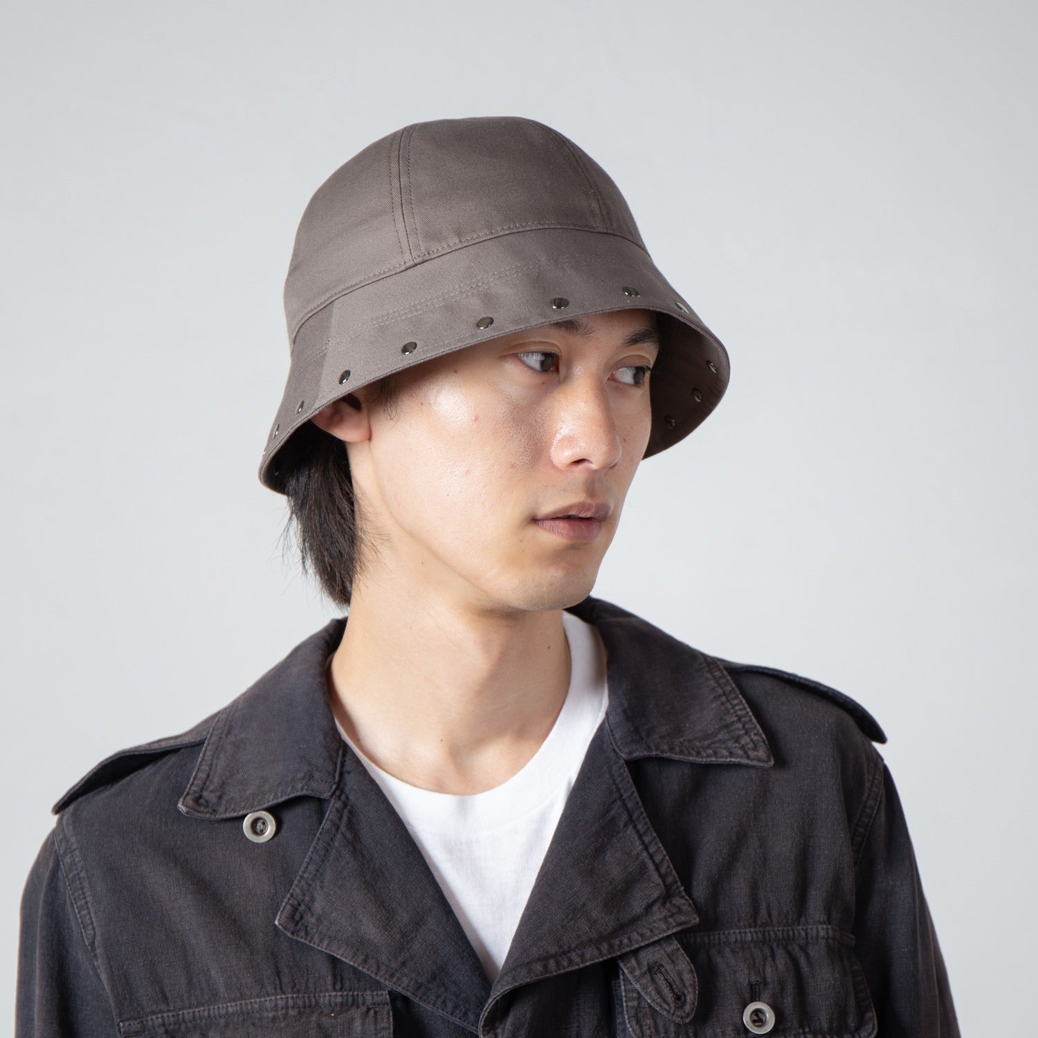 Peace Sailor Hat | Color_Grayge | No_IA-26-144 _Grayge【INDIETRO ASSOCIATION_インディエトロアソシエーション】【入荷予定アイテム・入荷連絡可能】