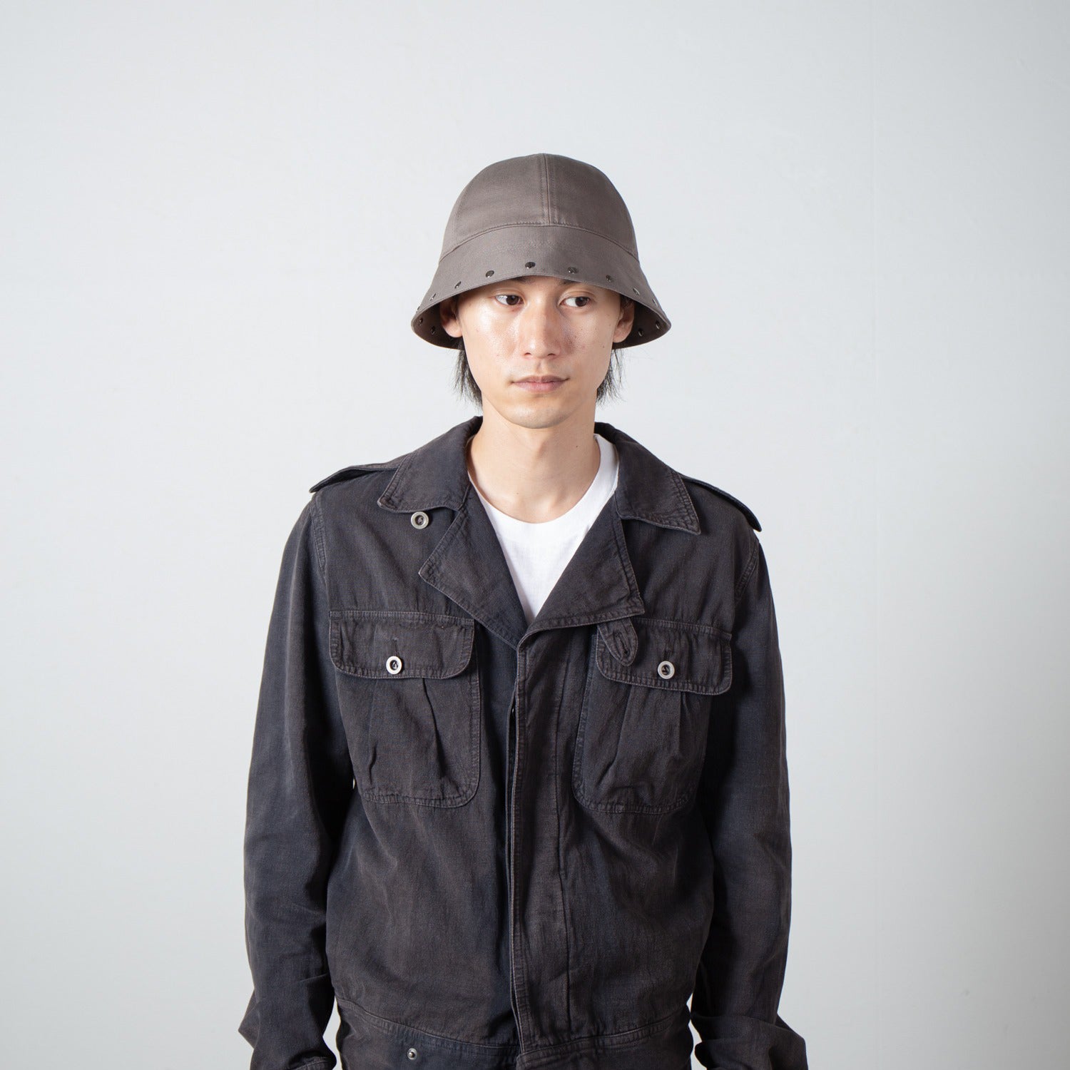 Peace Sailor Hat | Color_Grayge | No_IA-26-144 _Grayge【INDIETRO ASSOCIATION_インディエトロアソシエーション】【入荷予定アイテム・入荷連絡可能】