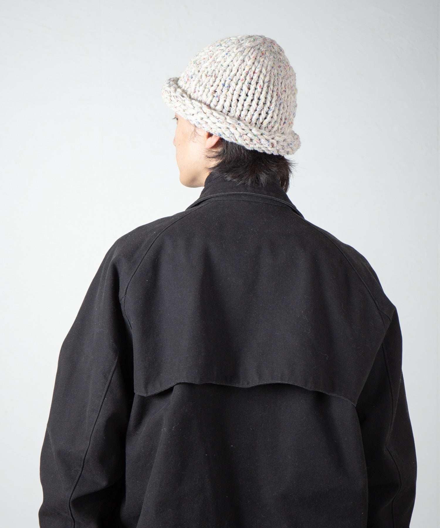 Roll Knit Cap – Ivory | INDIETRO ASSOCIATION | 入荷予定アイテム