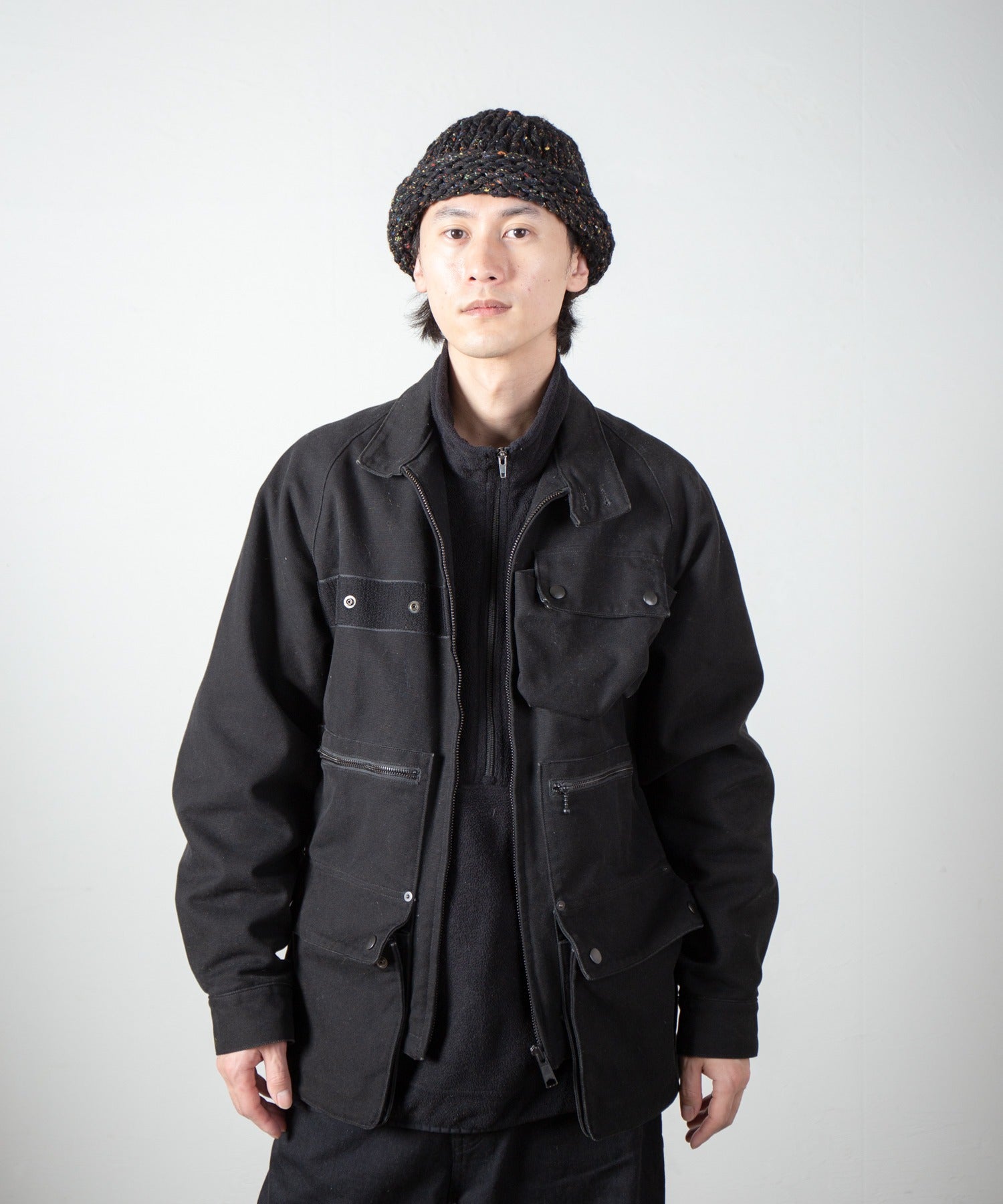 Roll Knit Cap – Black | INDIETRO ASSOCIATION | 入荷予定アイテム