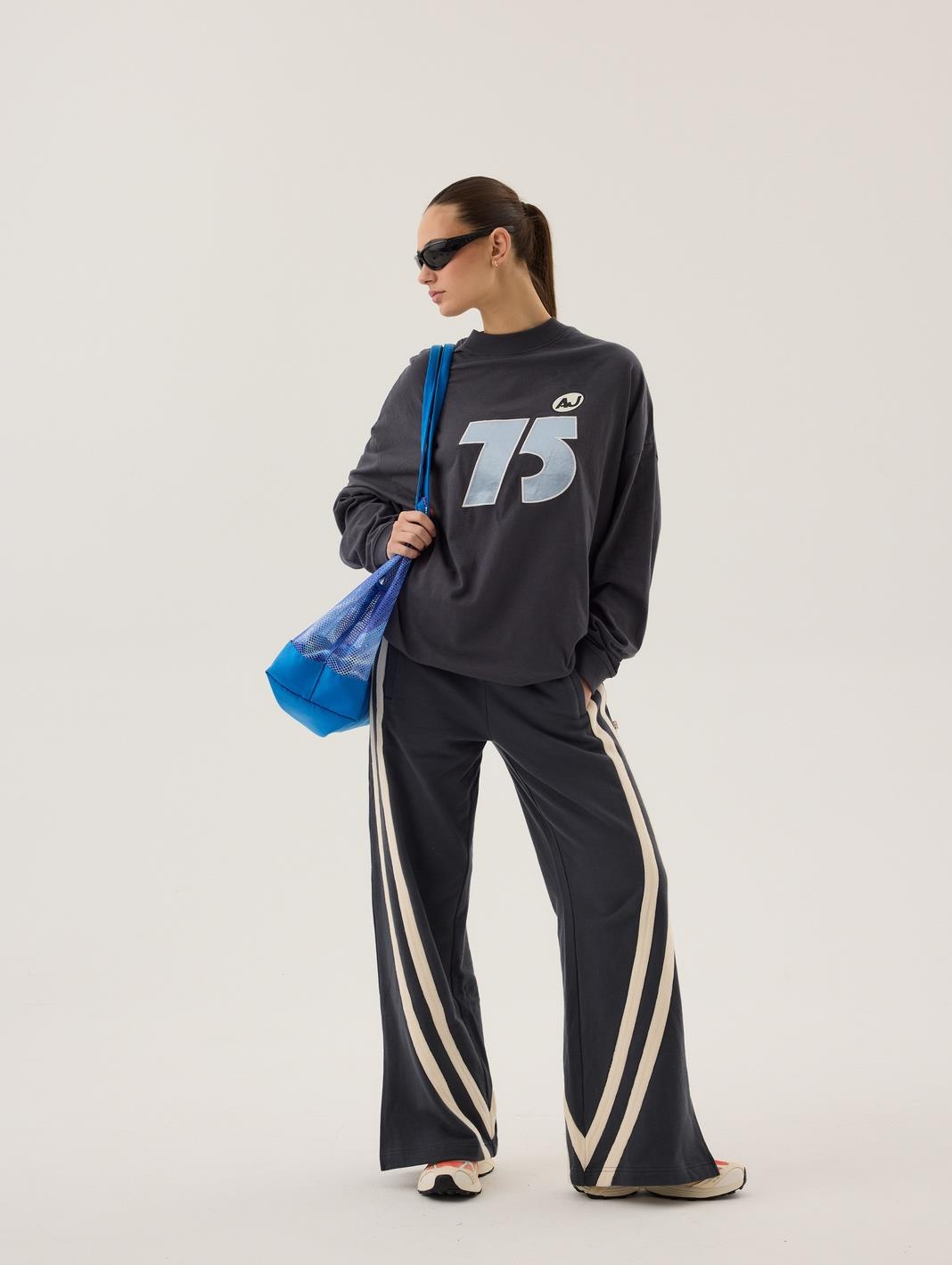 RACES TRACKPANT – Noir | ARAMINTA JAMES