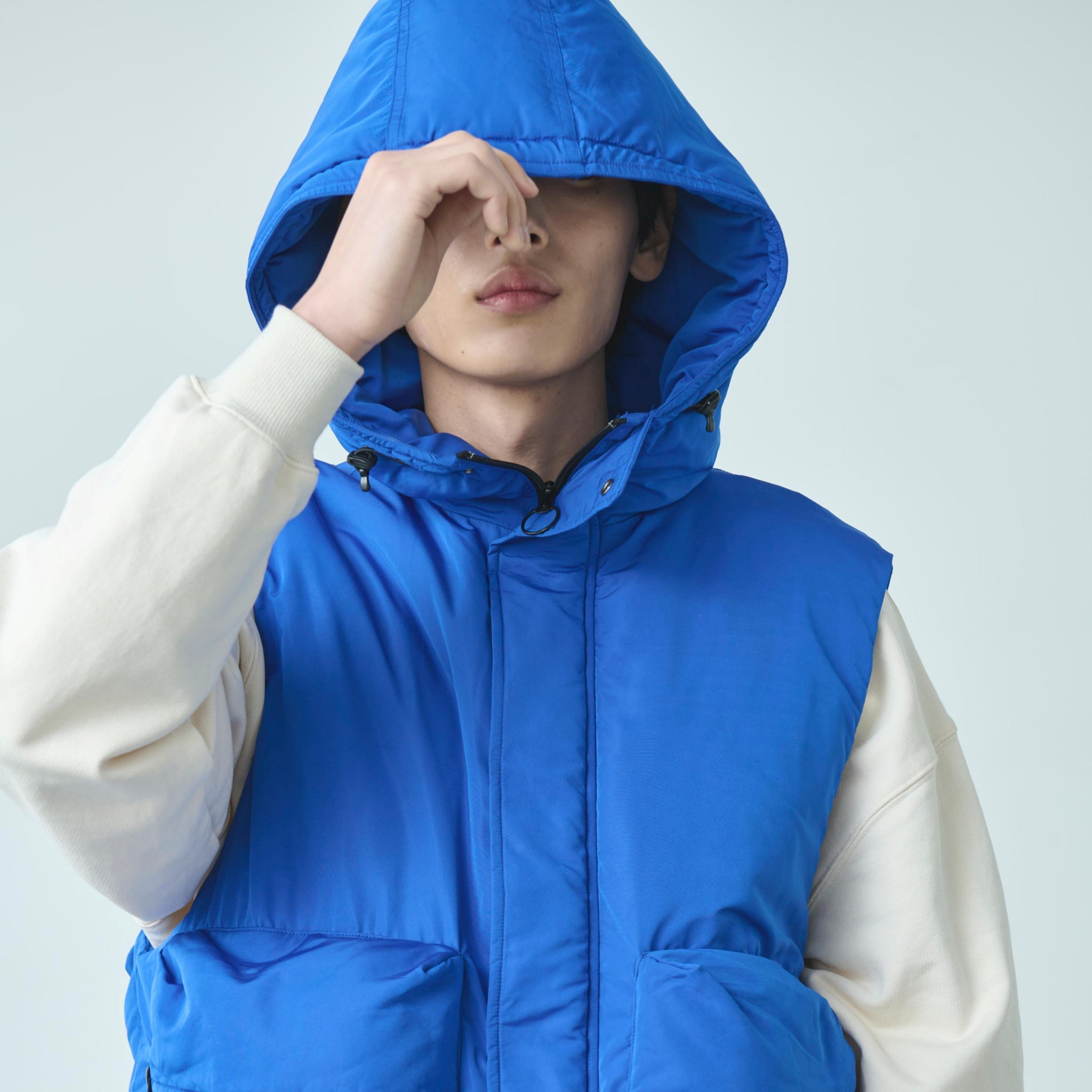 HYATT PUFF VEST – Blue | KELEN MEN