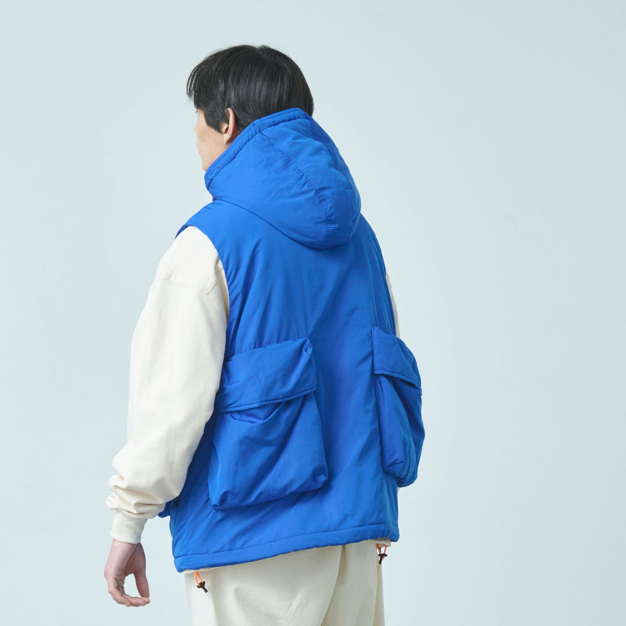 HYATT PUFF VEST – Blue | KELEN MEN