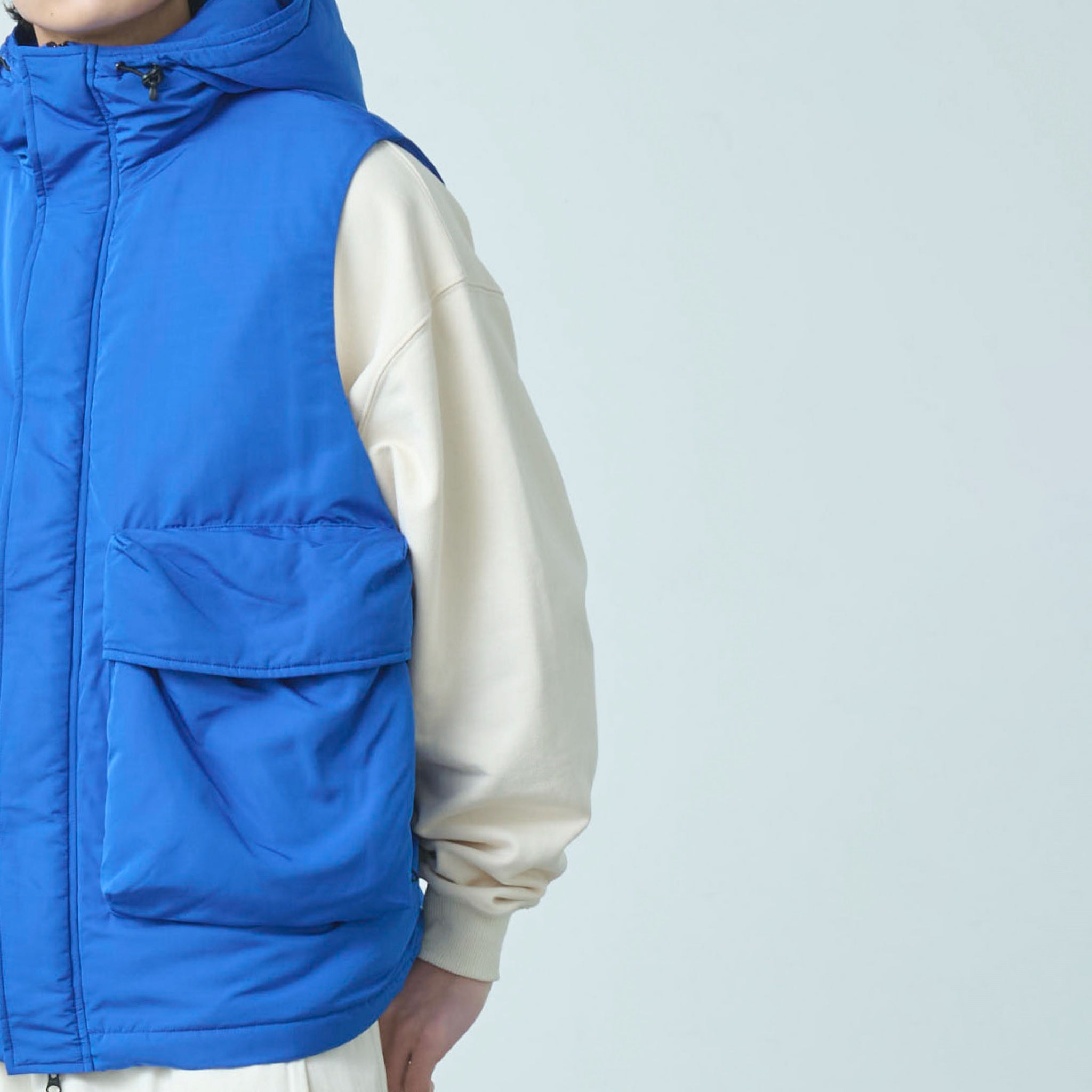 HYATT PUFF VEST – Blue | KELEN MEN