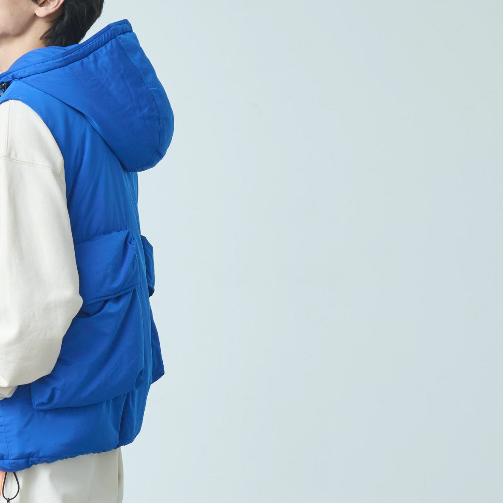 HYATT PUFF VEST – Blue | KELEN MEN