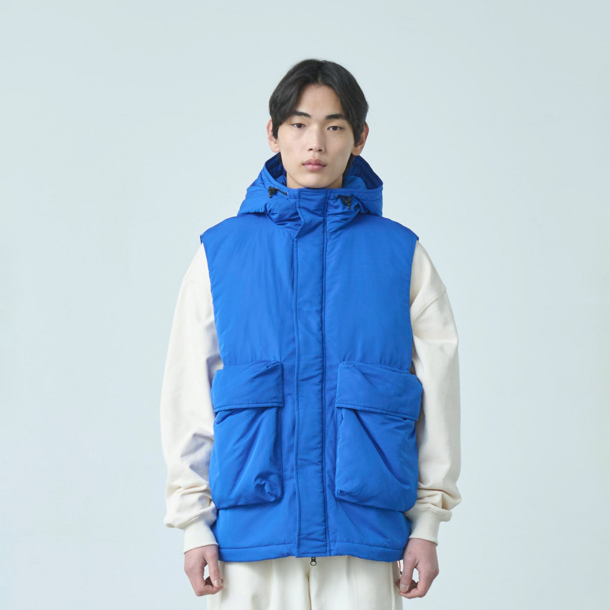HYATT PUFF VEST – Blue | KELEN MEN