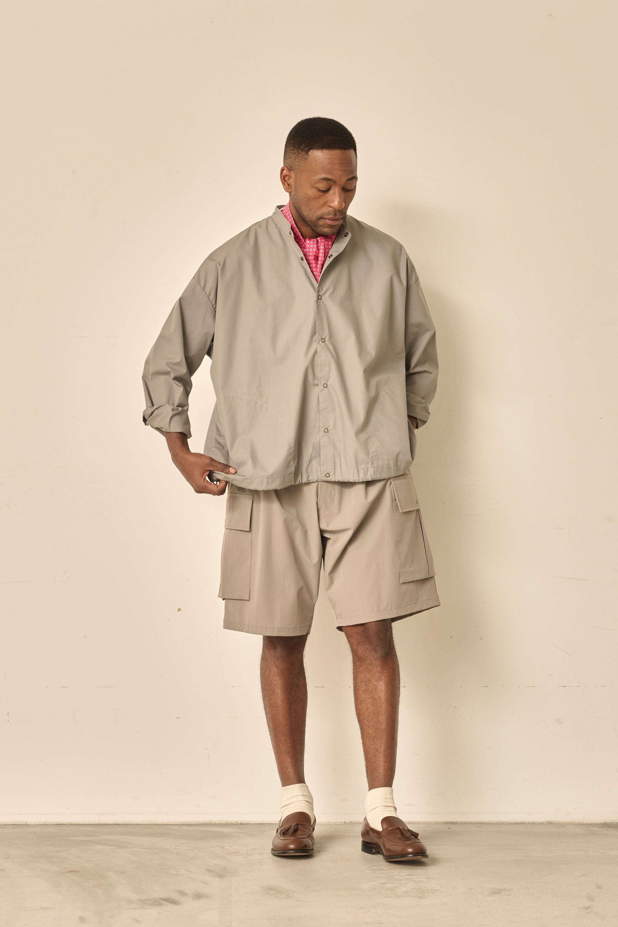 LIPMOA SOLID | Color_Charcoal | No_KLM25FSH1105_Charcoal【KELEN MEN_ケレン】【入荷予定アイテム・入荷連絡可能】