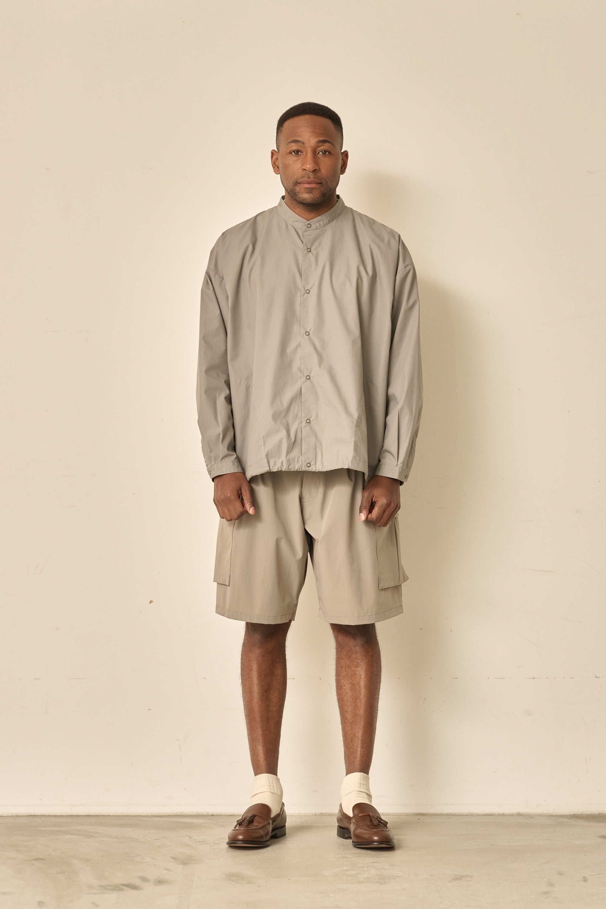 LIPMOA SOLID | Color_Charcoal | No_KLM25FSH1105_Charcoal【KELEN MEN_ケレン】【入荷予定アイテム・入荷連絡可能】