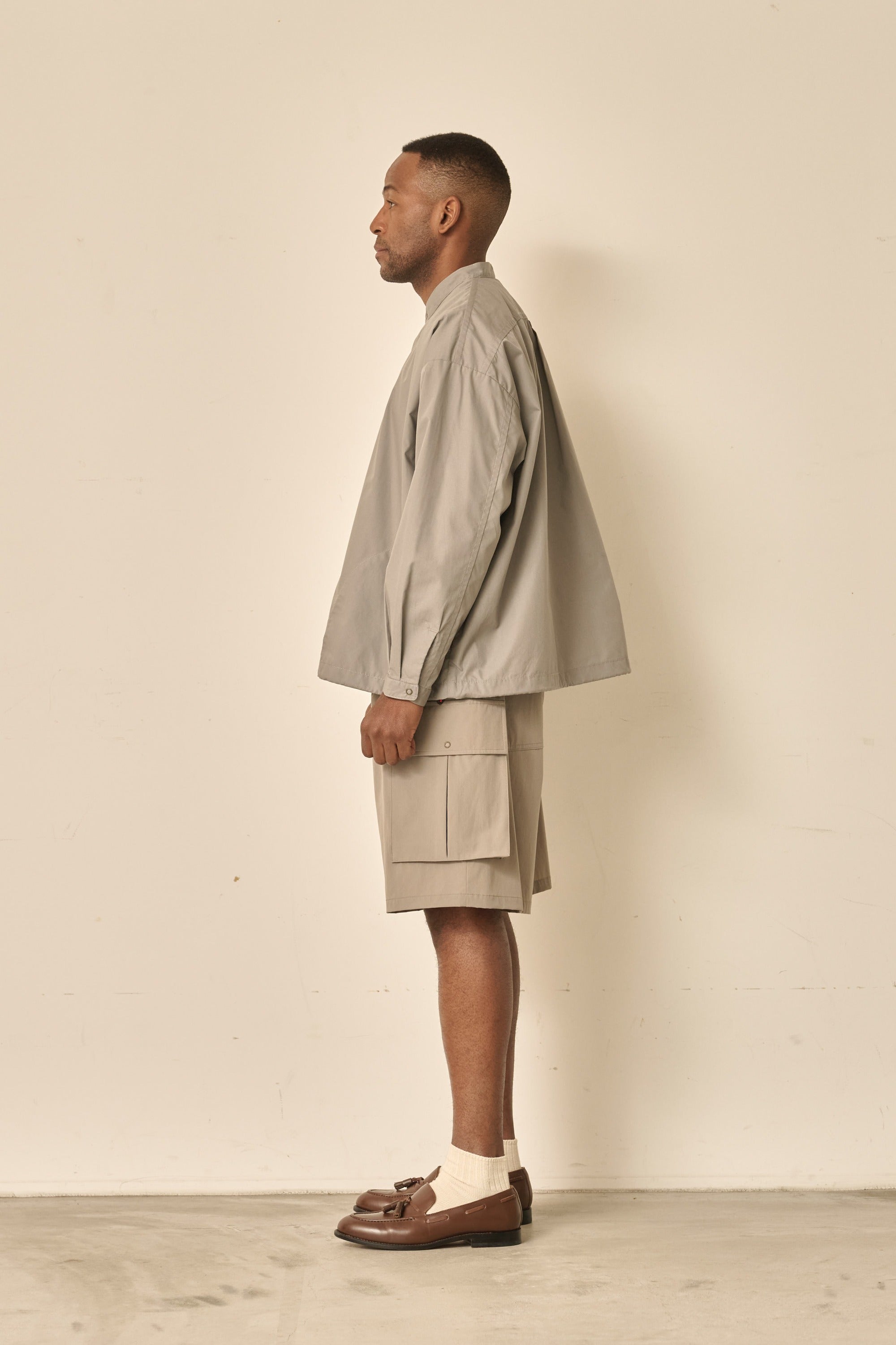 LIPMOA SOLID | Color_Charcoal | No_KLM25FSH1105_Charcoal【KELEN MEN_ケレン】【入荷予定アイテム・入荷連絡可能】