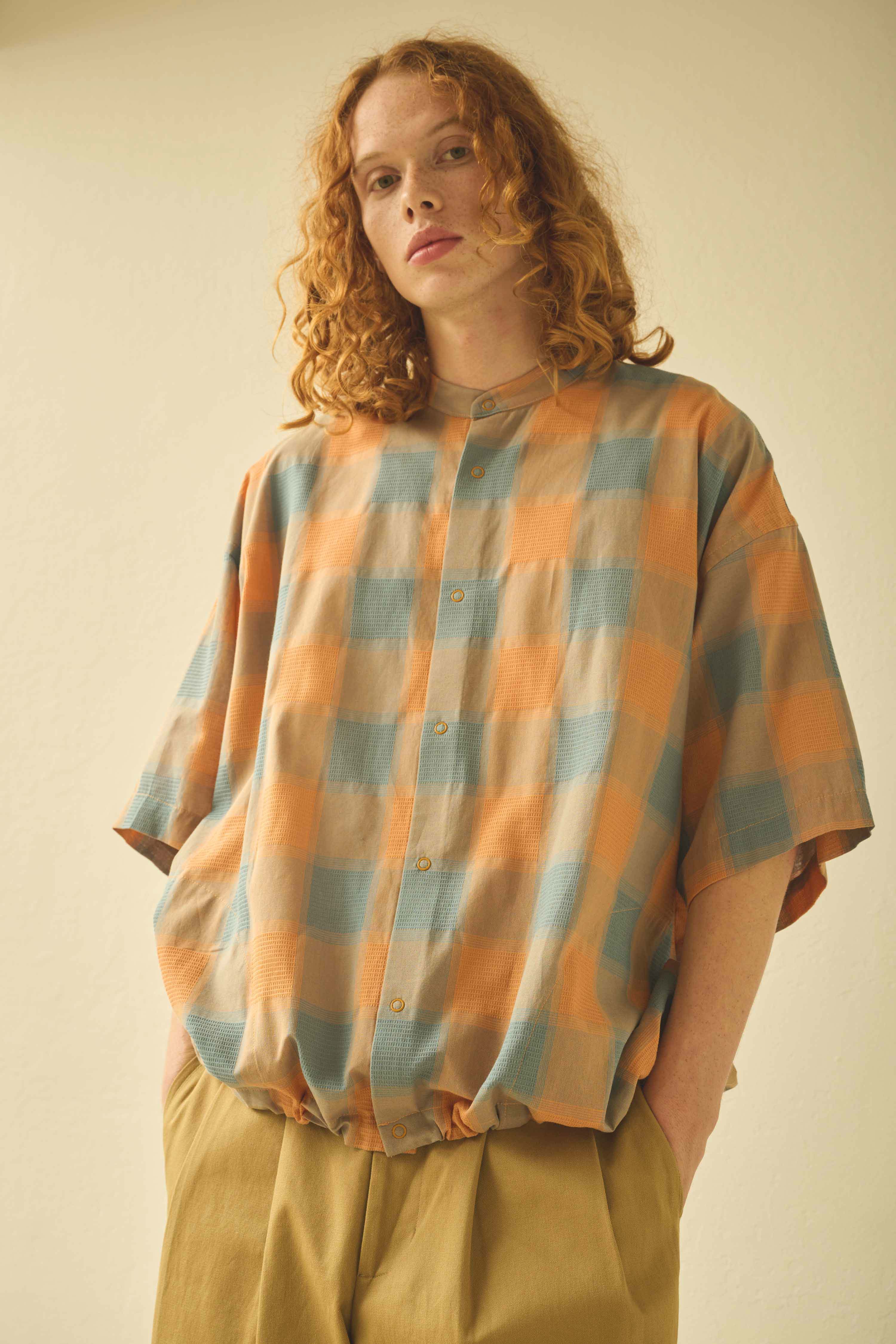 LIPMOA – Orange Check | KELEN MEN