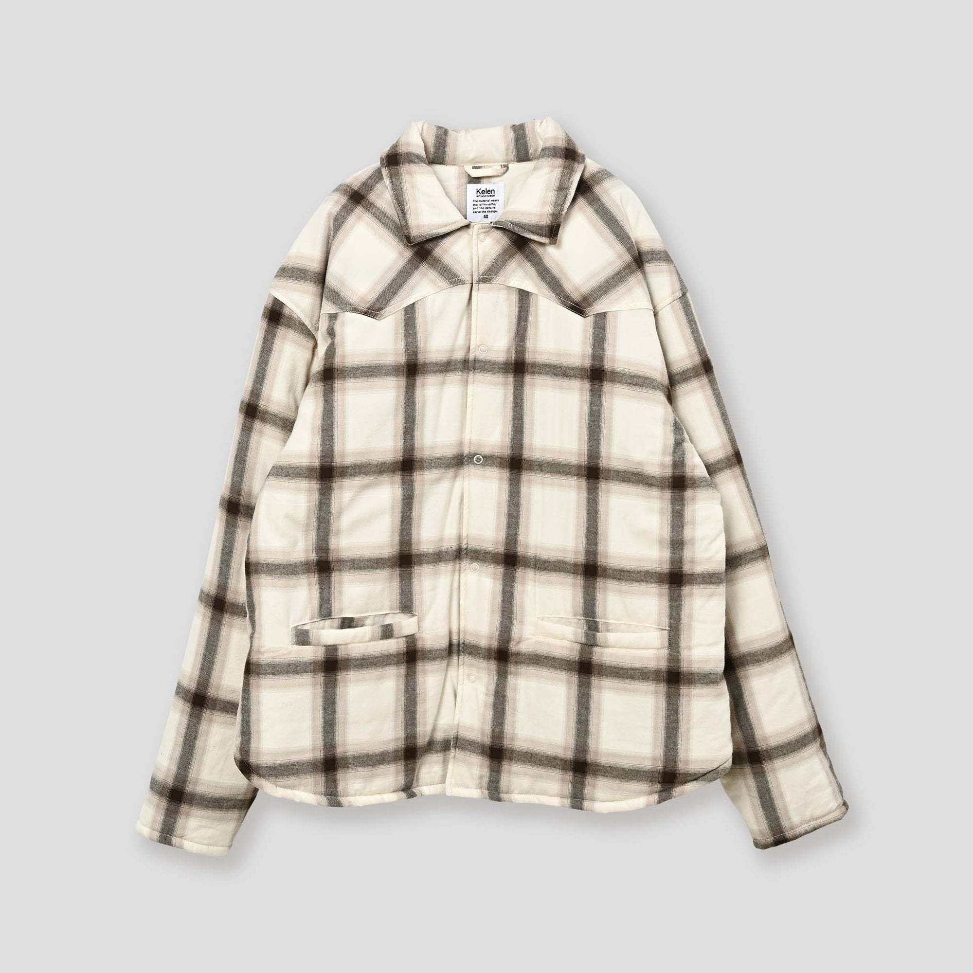 ERICA – White Check | KELEN | 入荷予定アイテム
