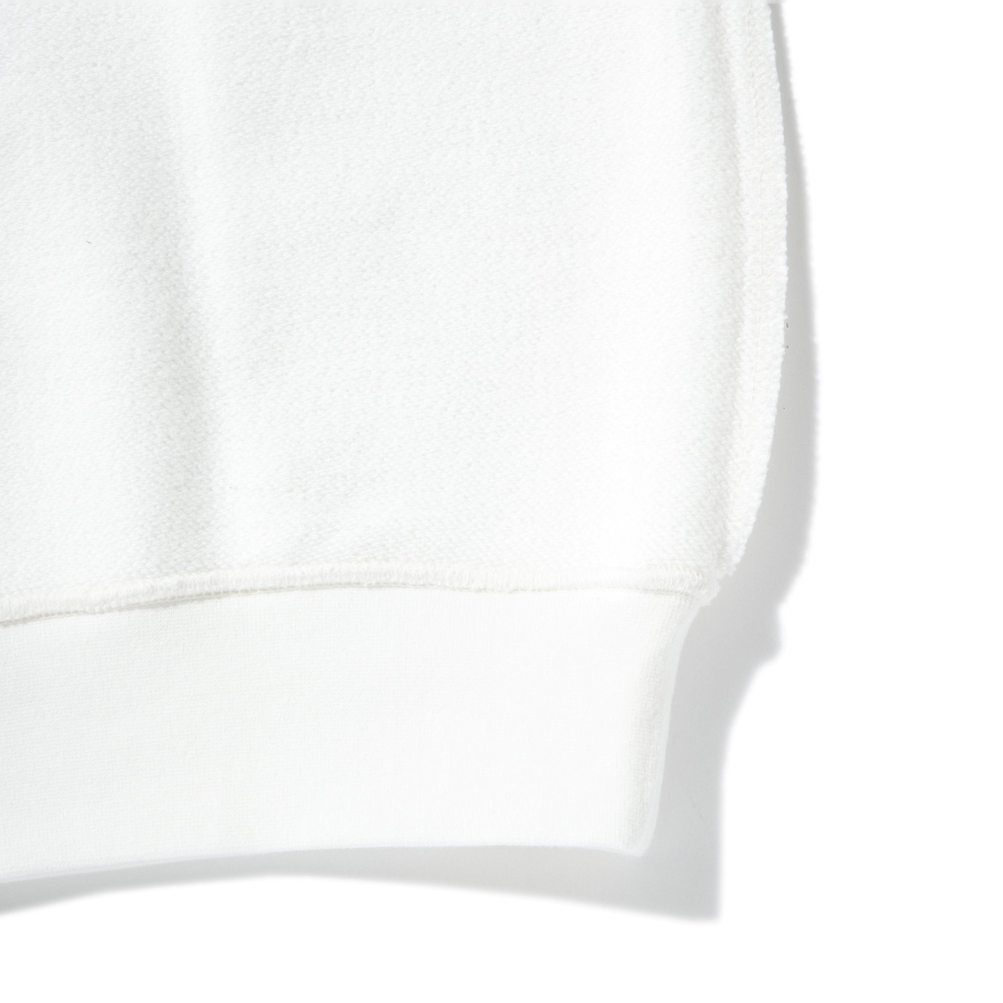 KN-HS-SP-01_WH | Heavy Hooded Sweatshirt - Seam Pocket | Color:WHITE【Knuu(縫う)_ヌウ】