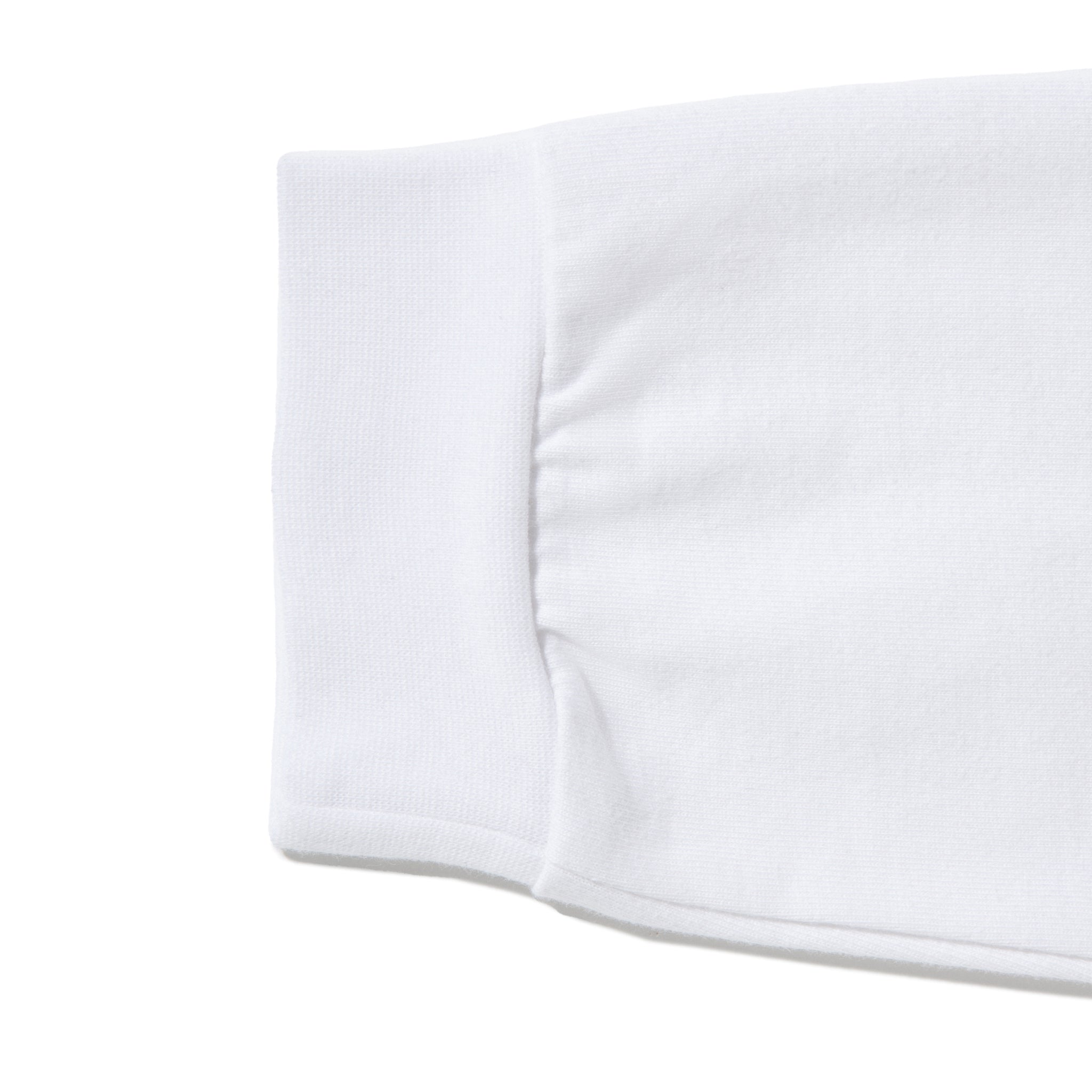 KN-LT-01_WH | Heavy Crewneck Long Sleeve T-Shirt | Color:WHITE【Knuu(縫う)_ヌウ】