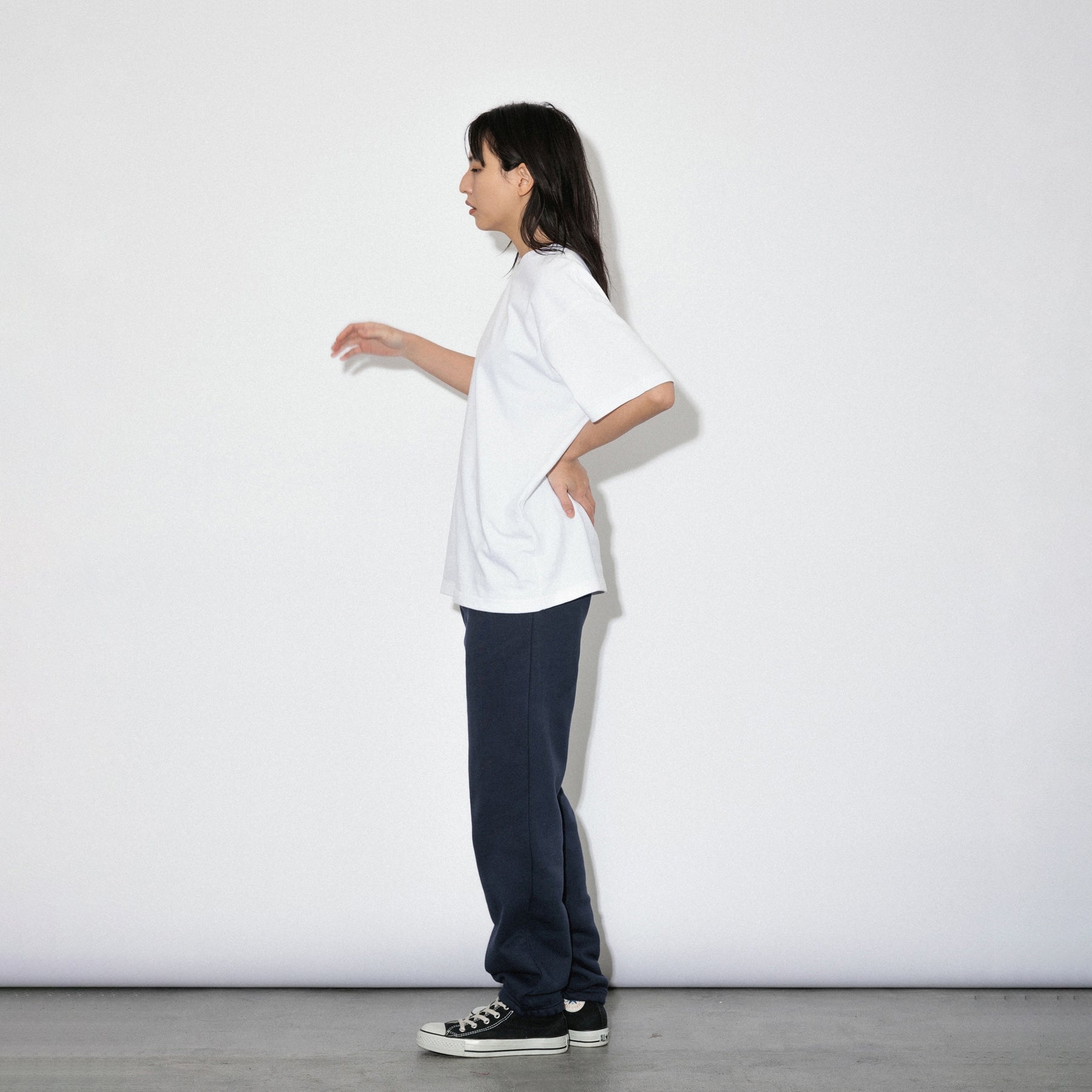 KN-SP-01_NV | Heavy Sweatpants | Color:NAVY【Knuu(縫う)_ヌウ】